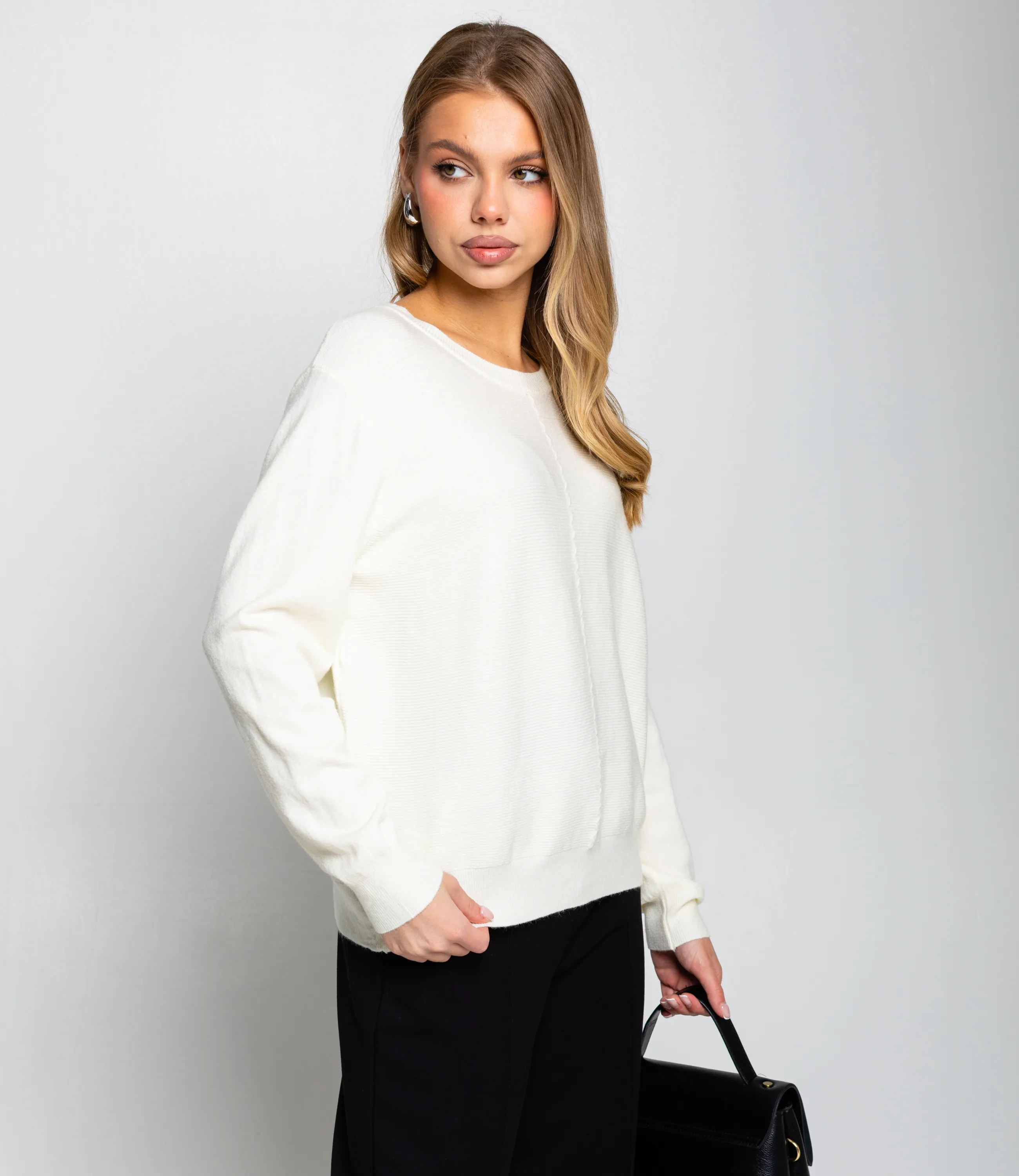 Джемпер #КТ20802, кремовый - фото 2