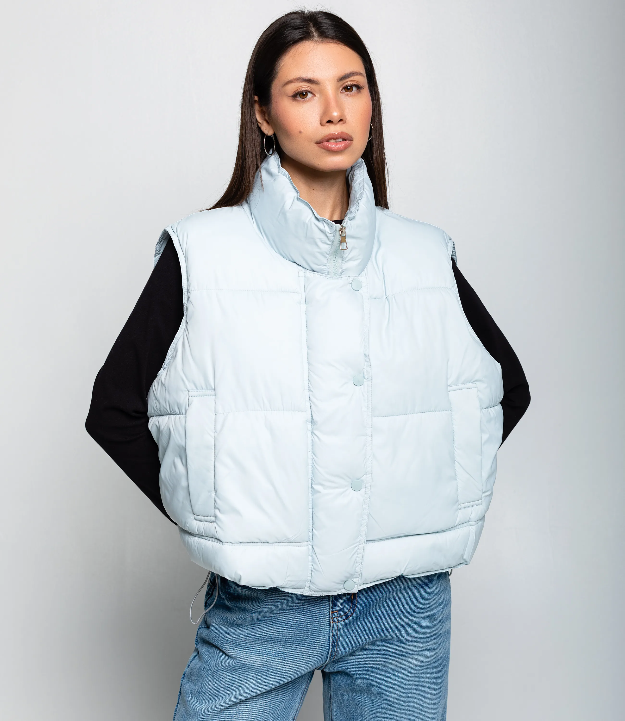 Жилет #КТ119 (2), голубой - фото 1