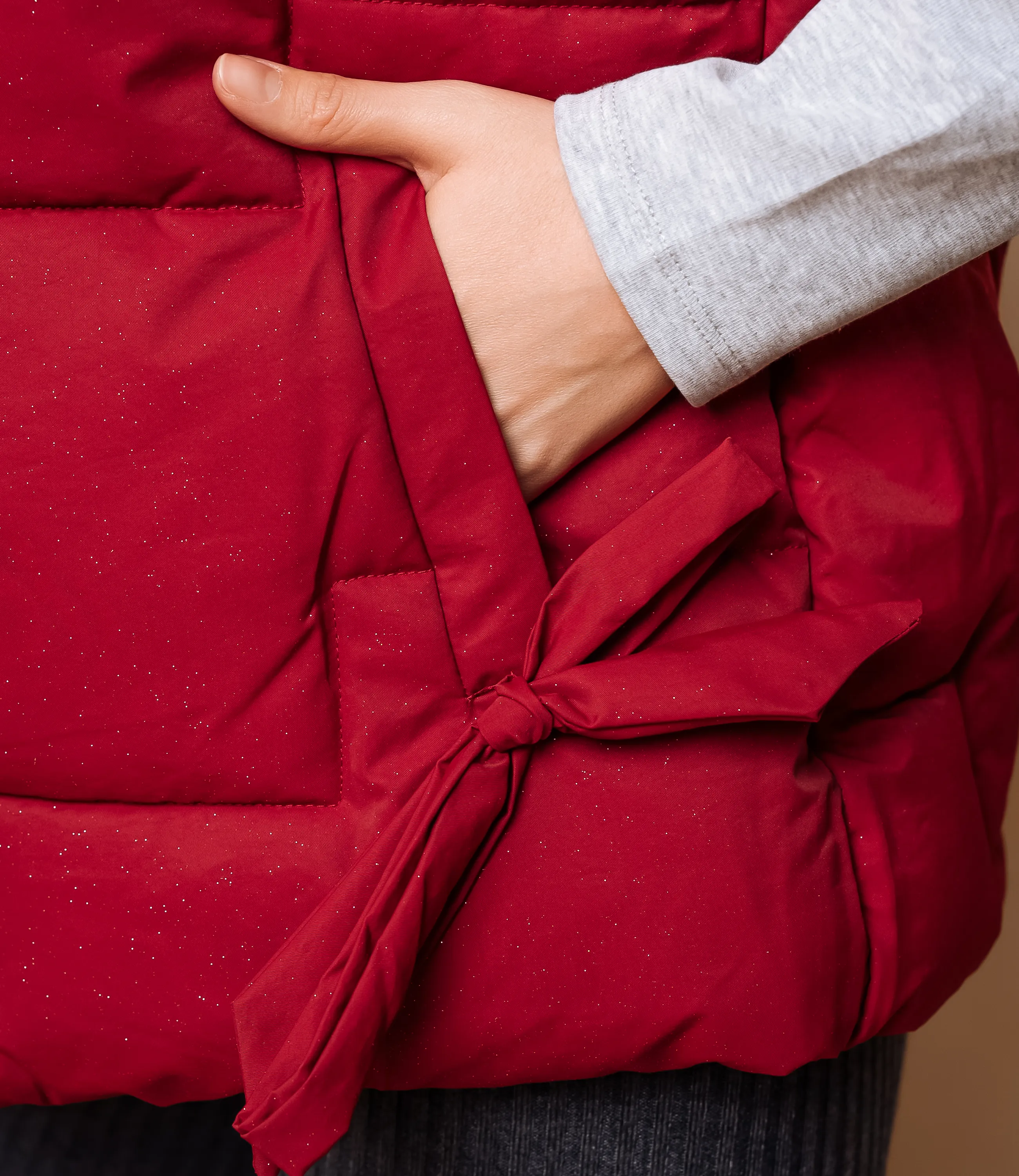 Жилет #КТ2391, красный - фото 5