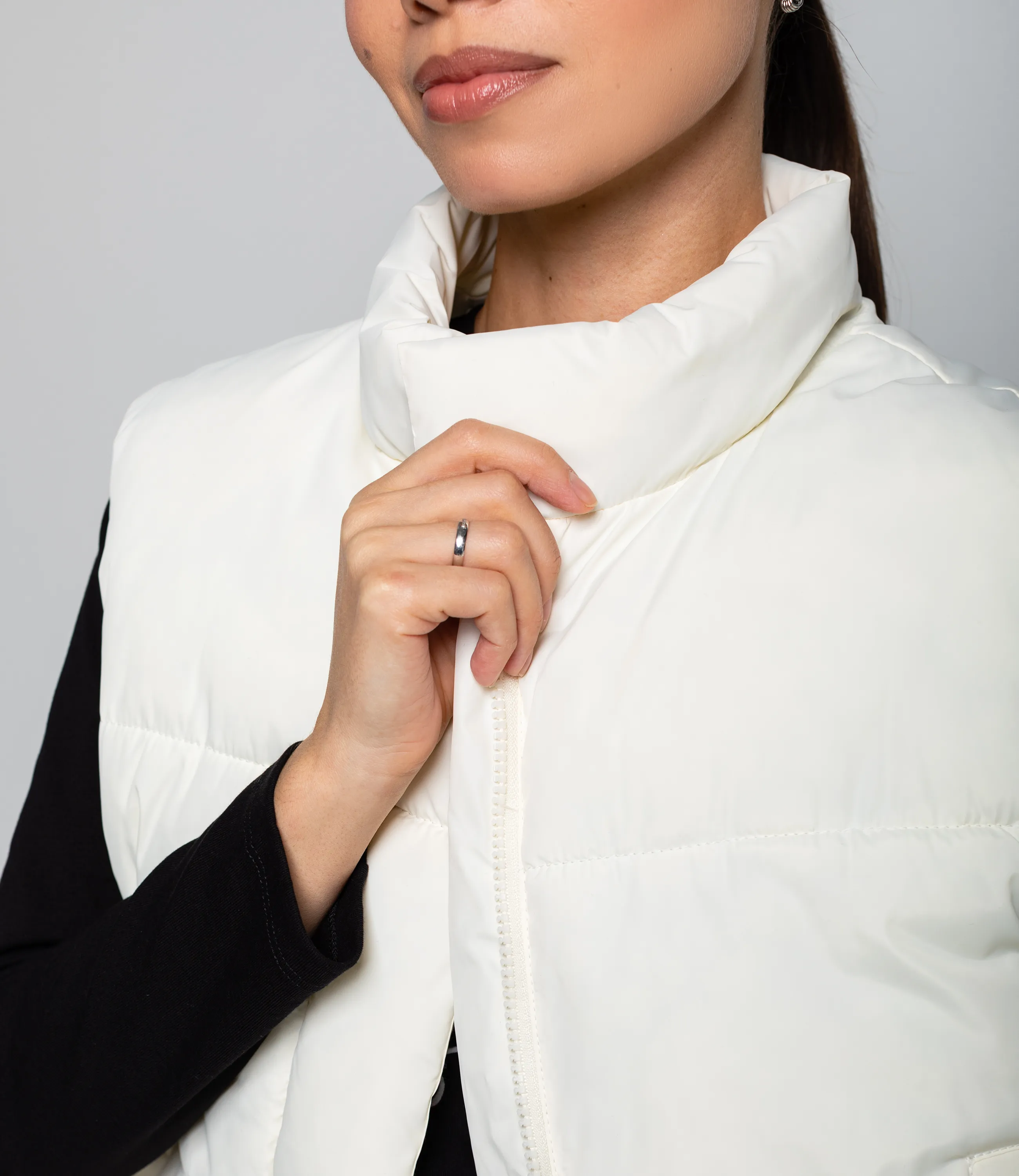 Жилет #КТ823 (3), молочный - фото 5