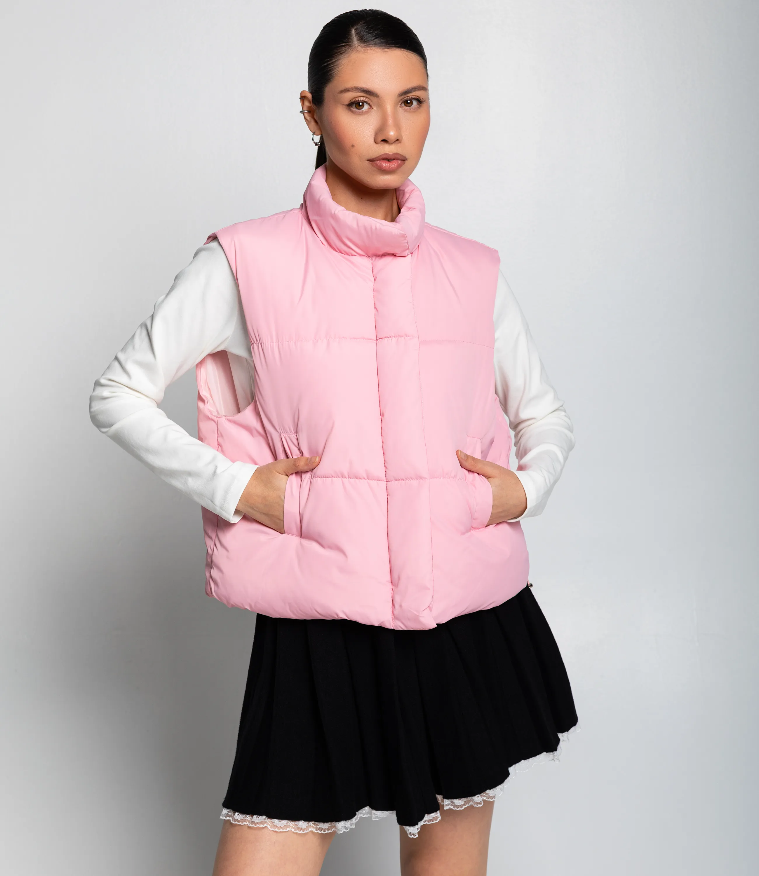 Жилет #КТ823 (3), розовый - фото 1