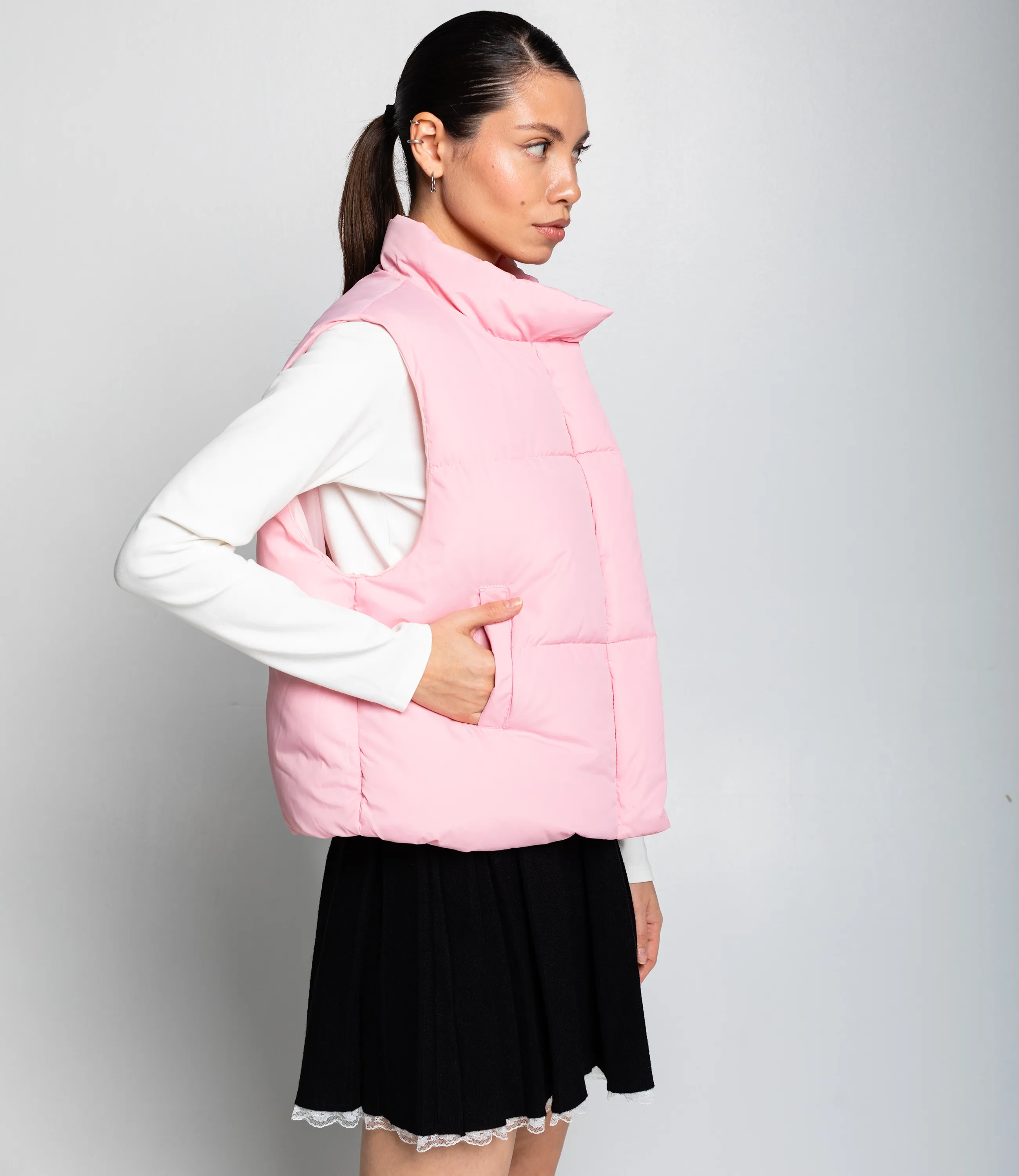 Жилет #КТ823 (3), розовый - фото 2