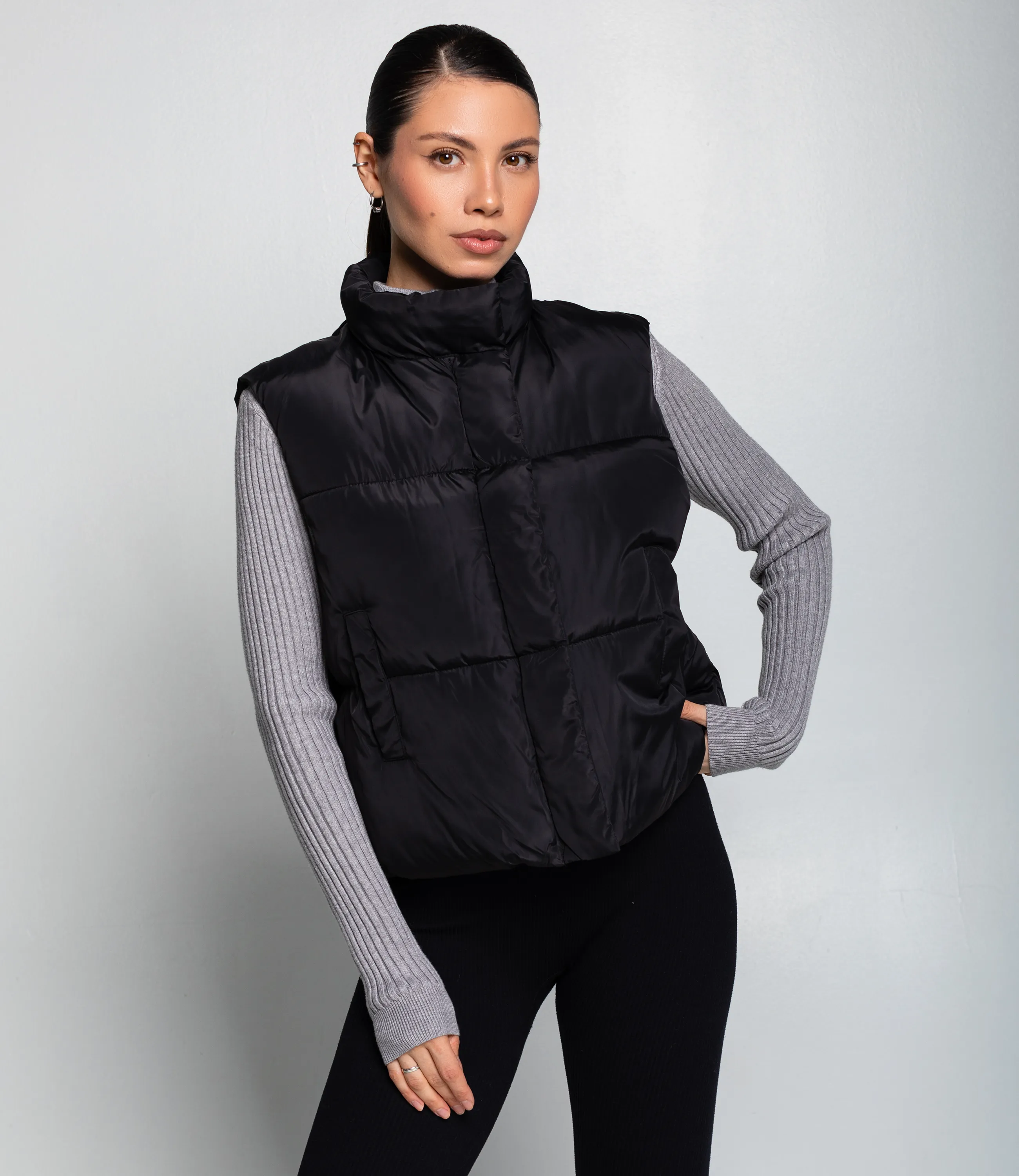 Жилет #КТ823 (3), чёрный - фото 1