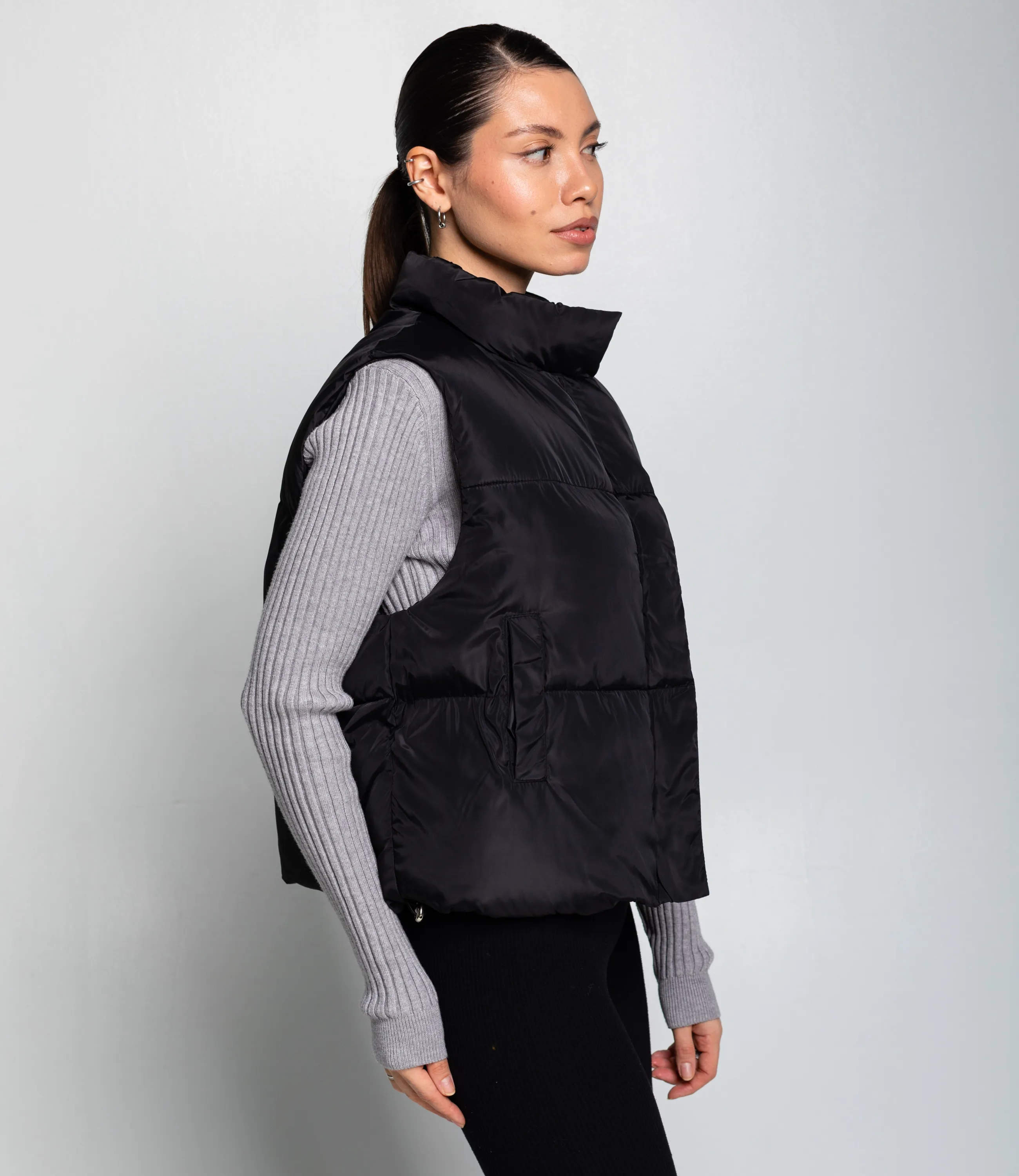 Жилет #КТ823 (3), чёрный - фото 2