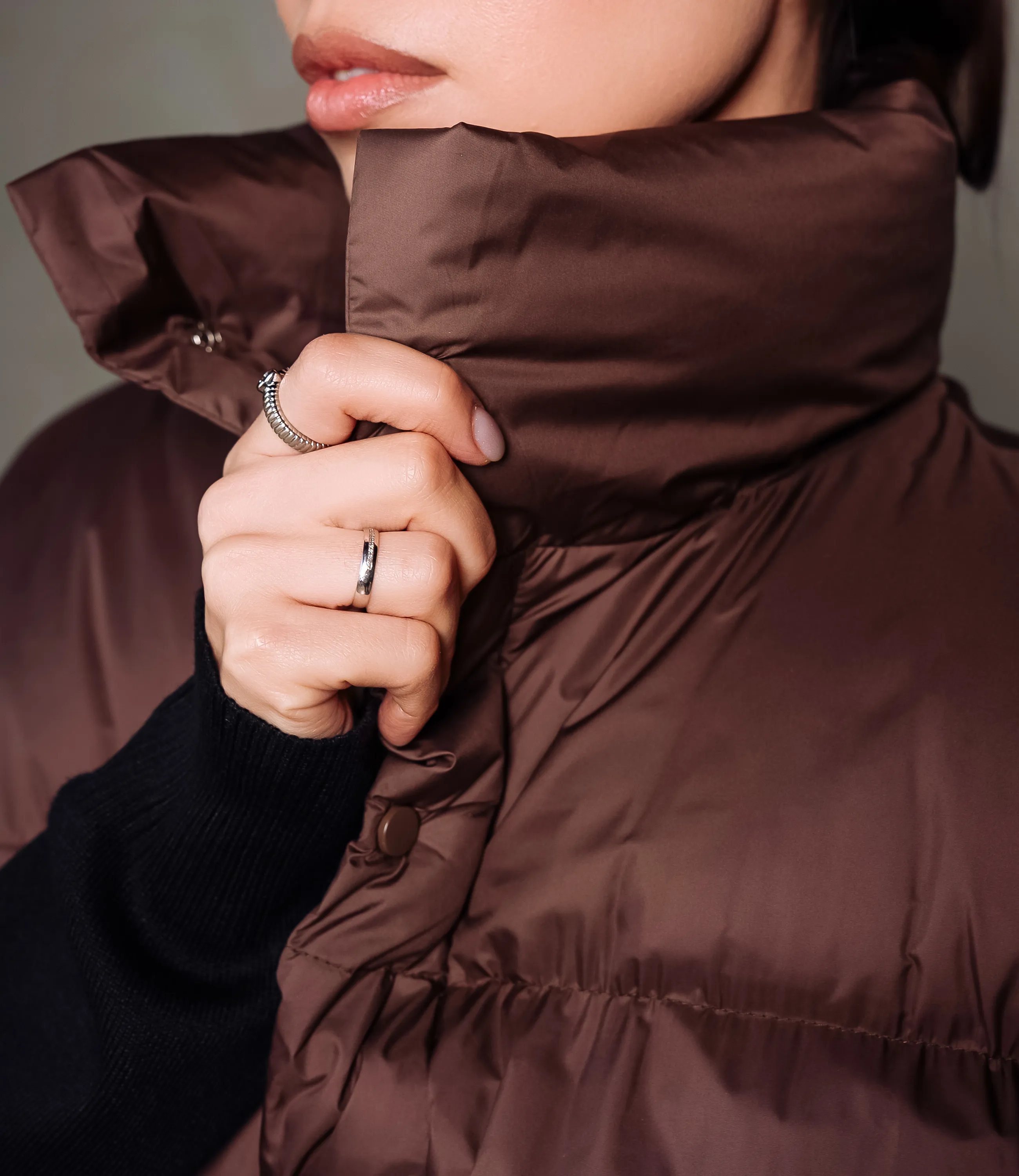 Жилет #КТ6997, шоколадный - фото 5