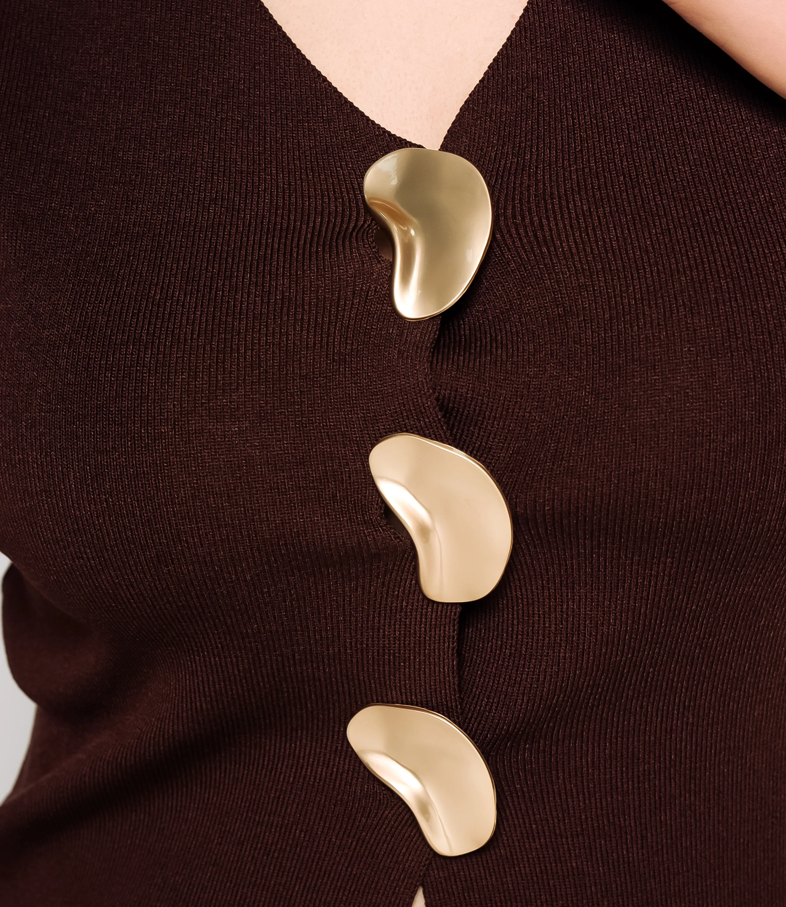 Жилет #КТ31050, шоколадный - фото 5