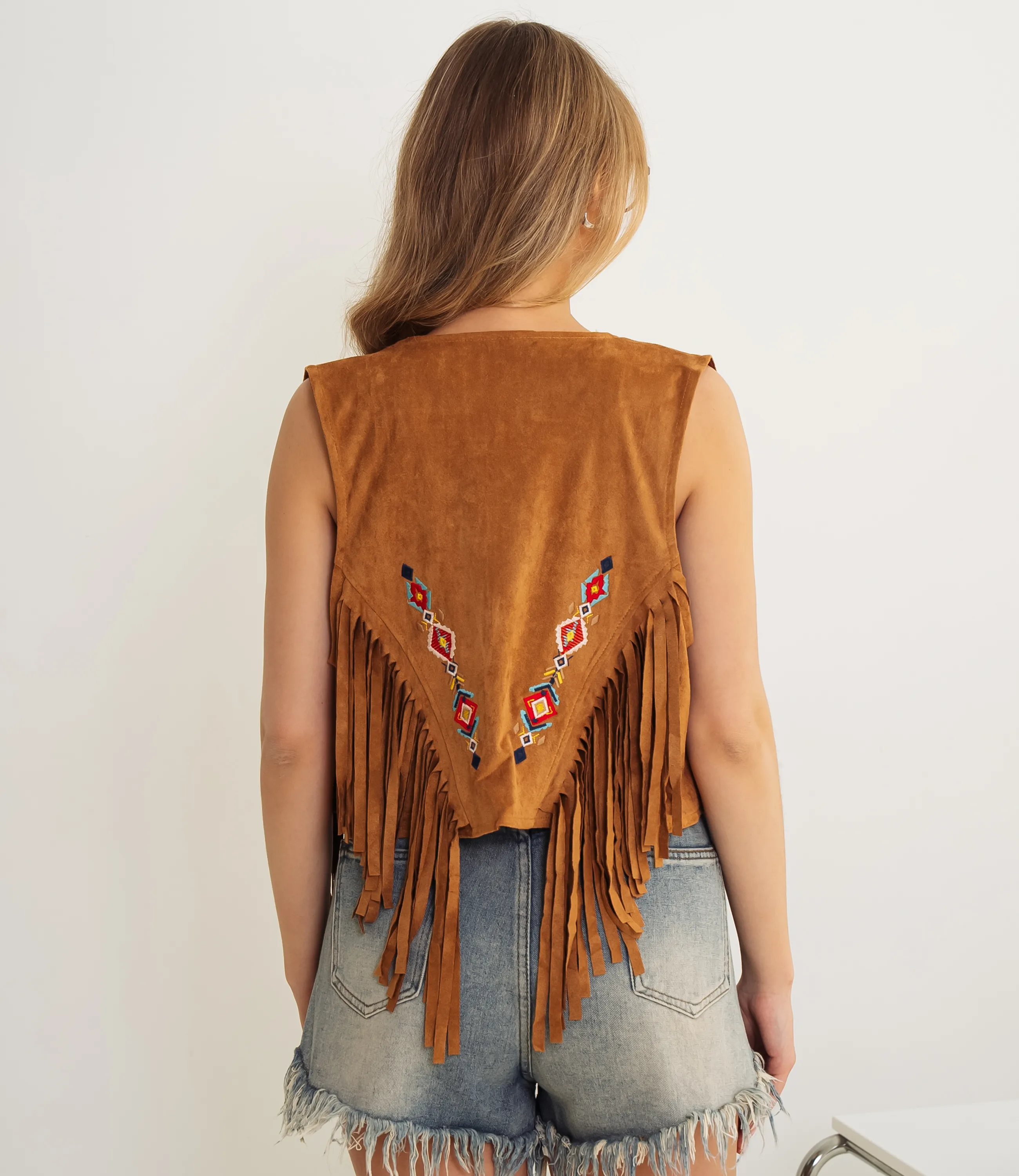 Жилет #КТ88079, коричневый - фото 3