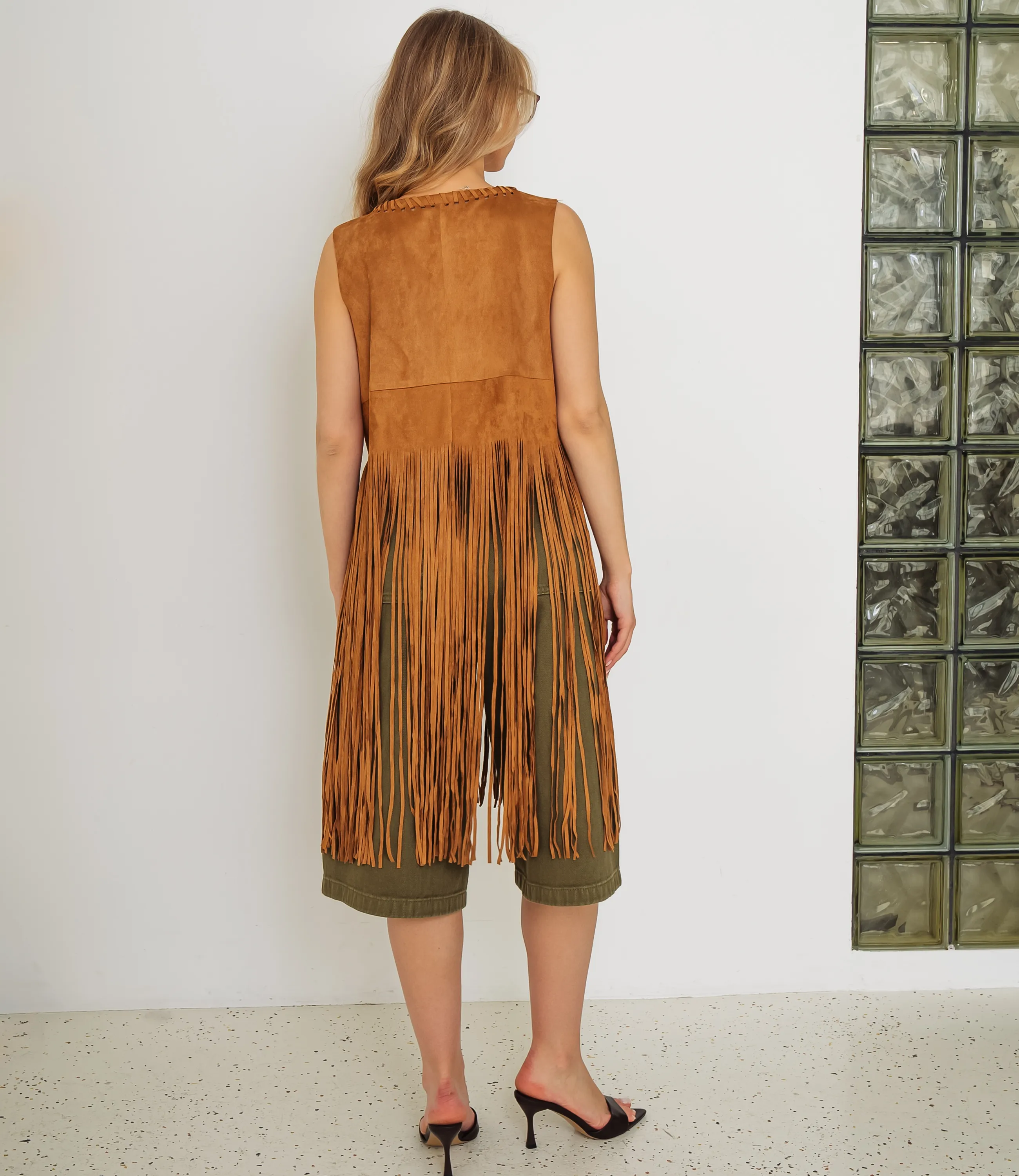 Жилет #КТ88090, коричневый - фото 3