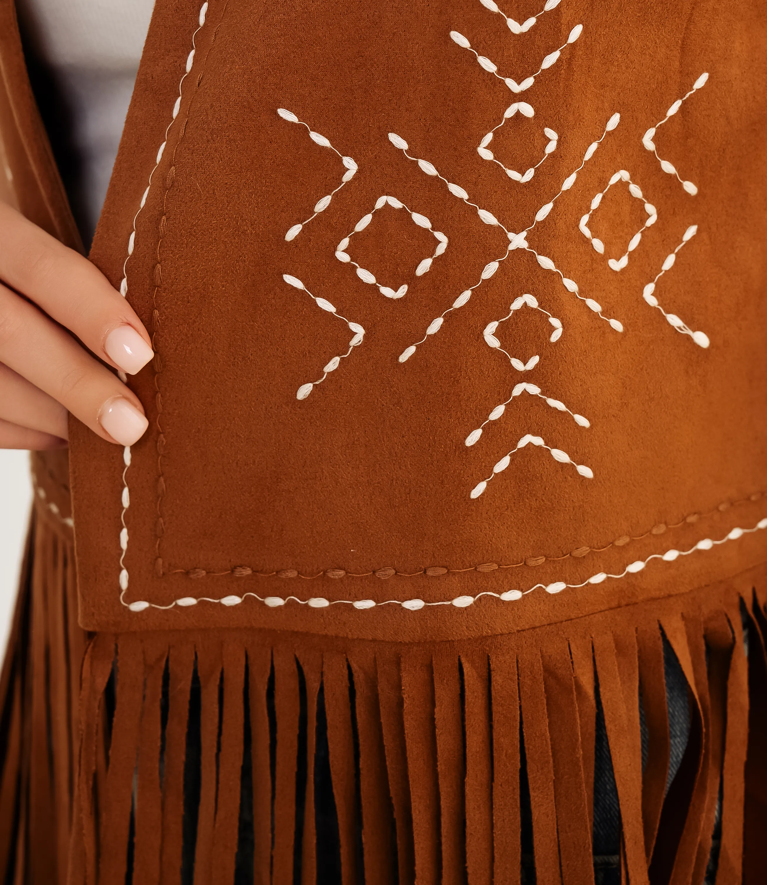 Жилет #КТ88823, коричневый - фото 5