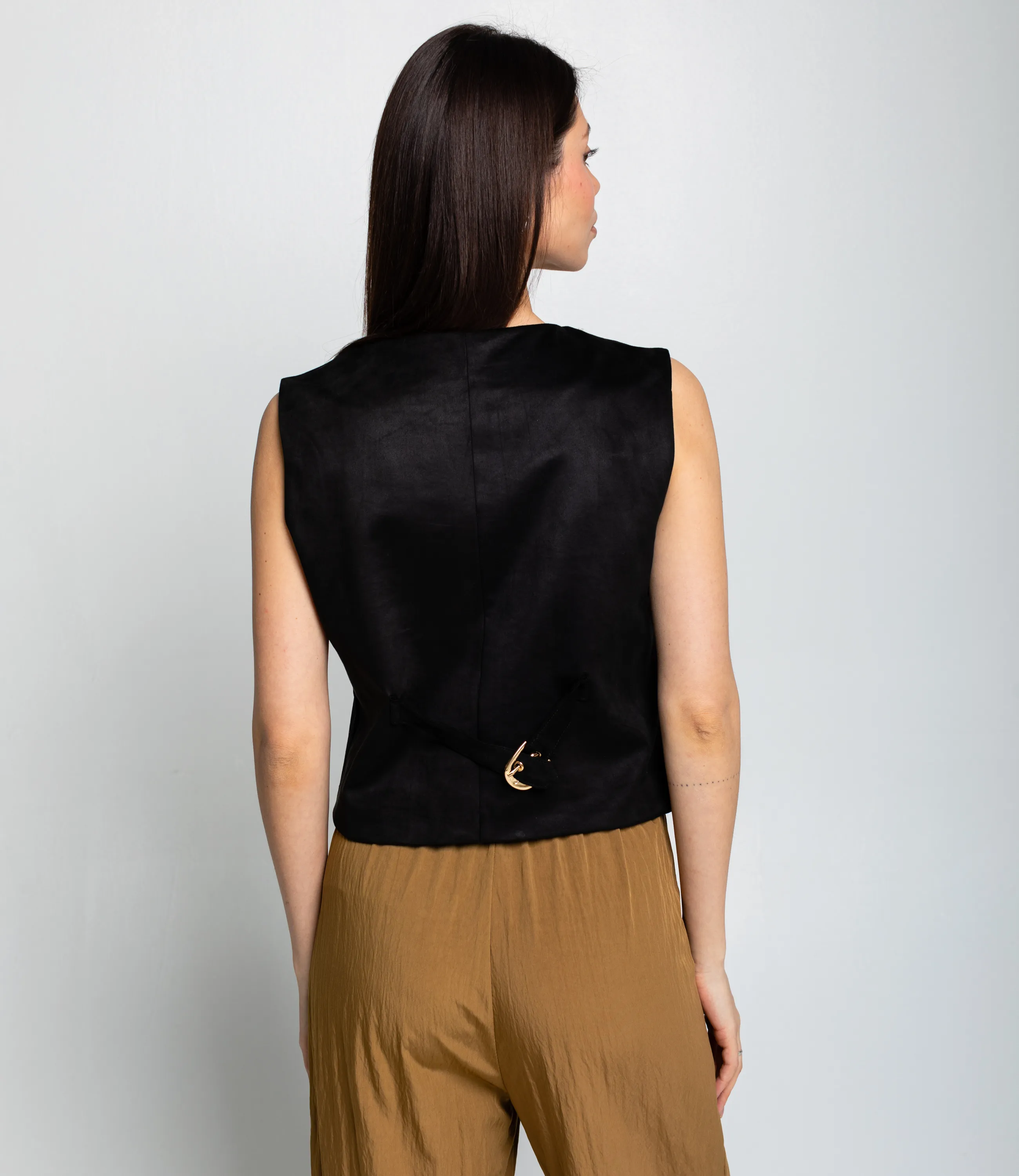 Жилет #КТ9836, чёрный - фото 3