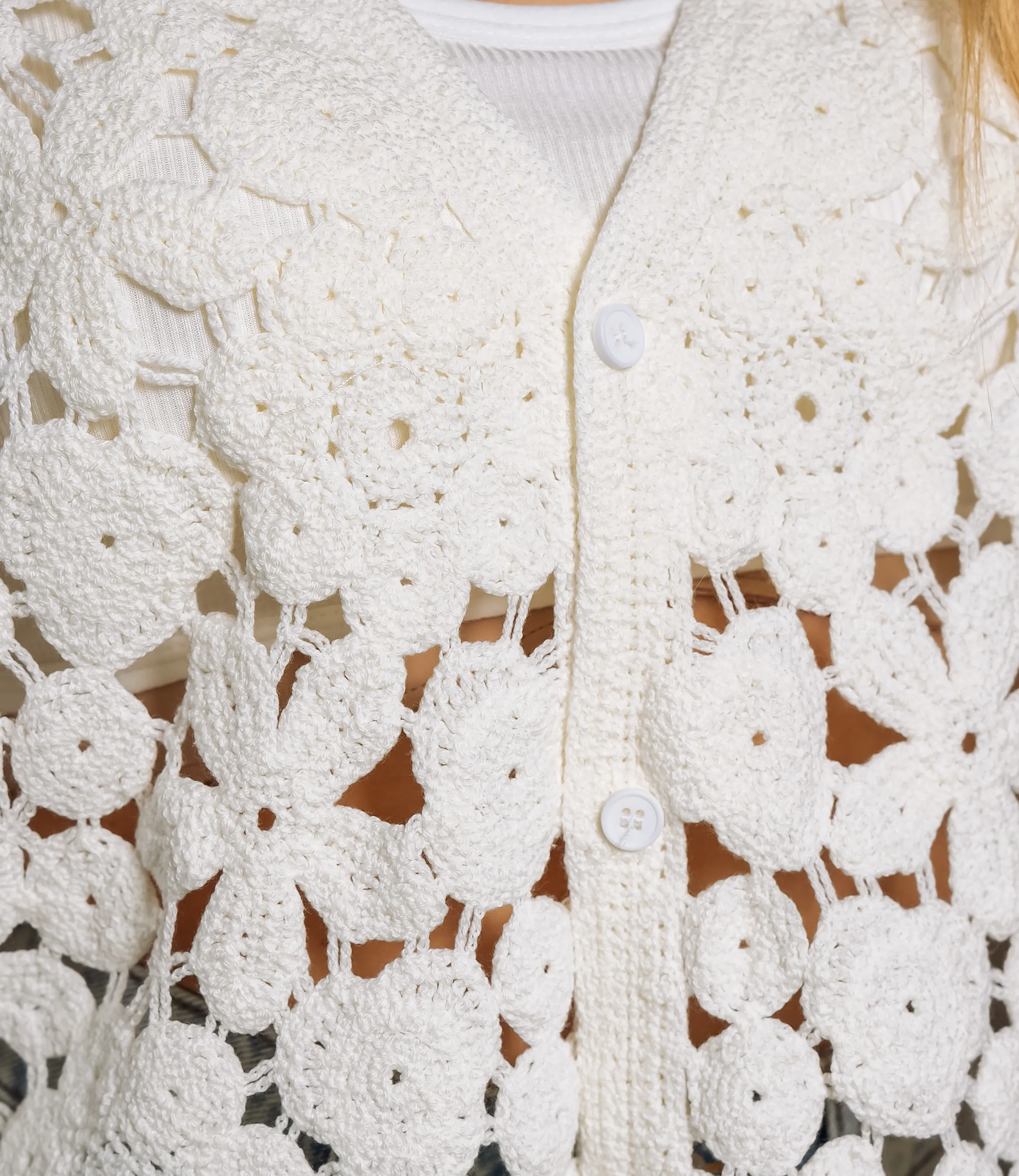 Жилет #КТ2512 (2), молочный - фото 5