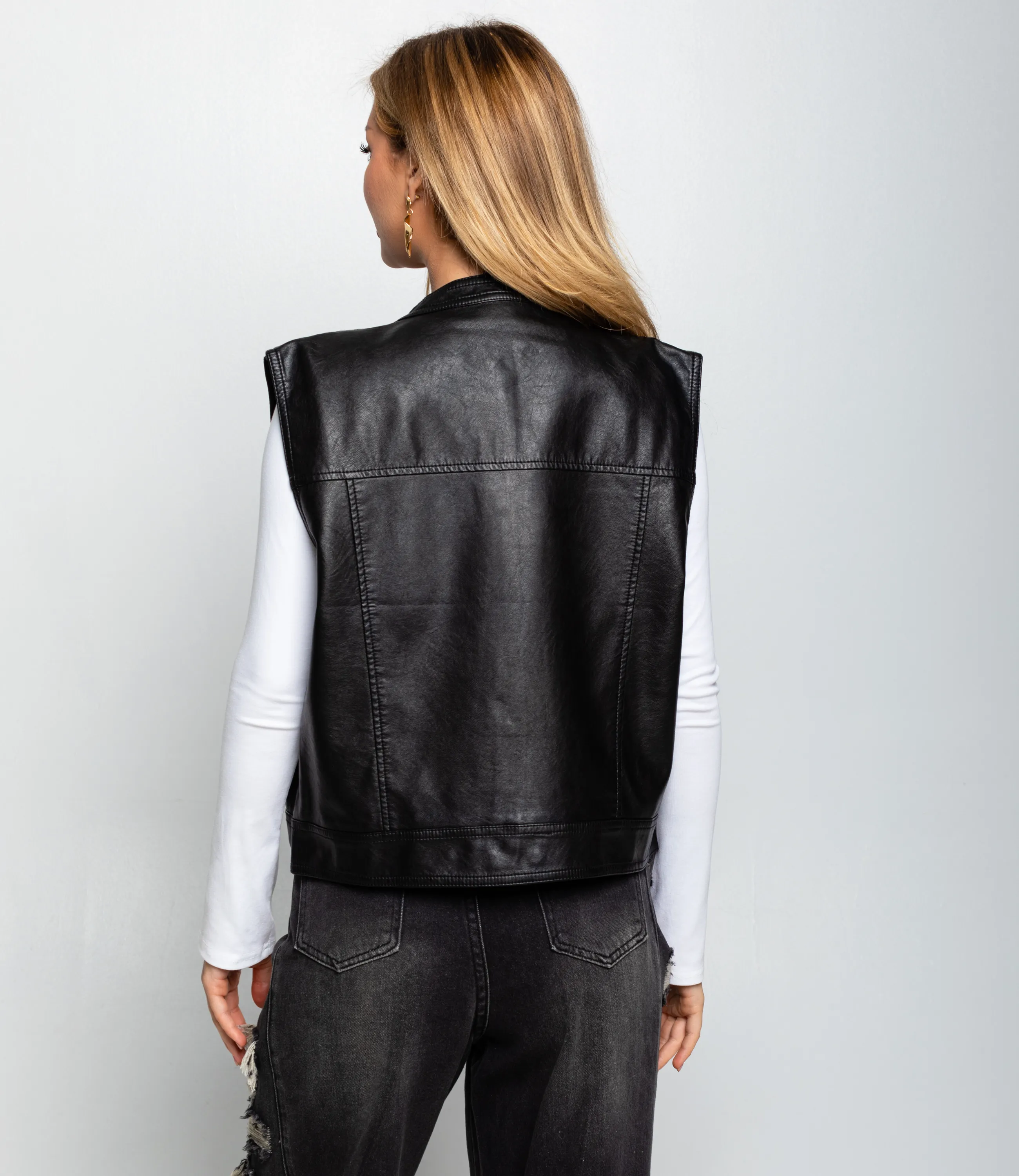 Жилет #КТ628979, чёрный - фото 3