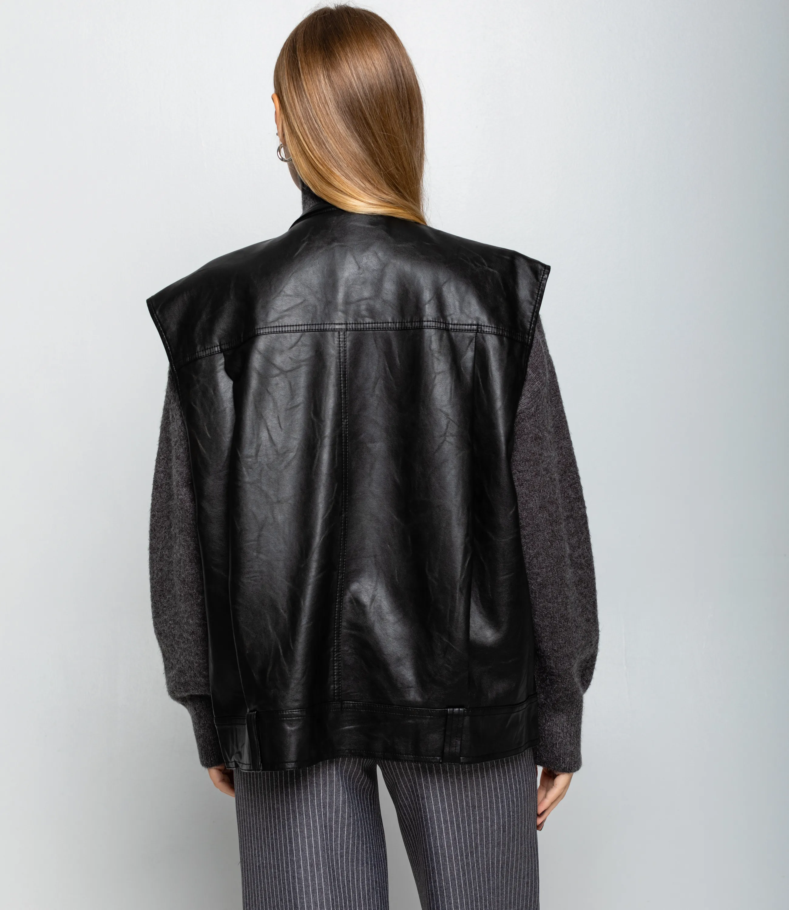 Жилет #КТ6366, чёрный - фото 3