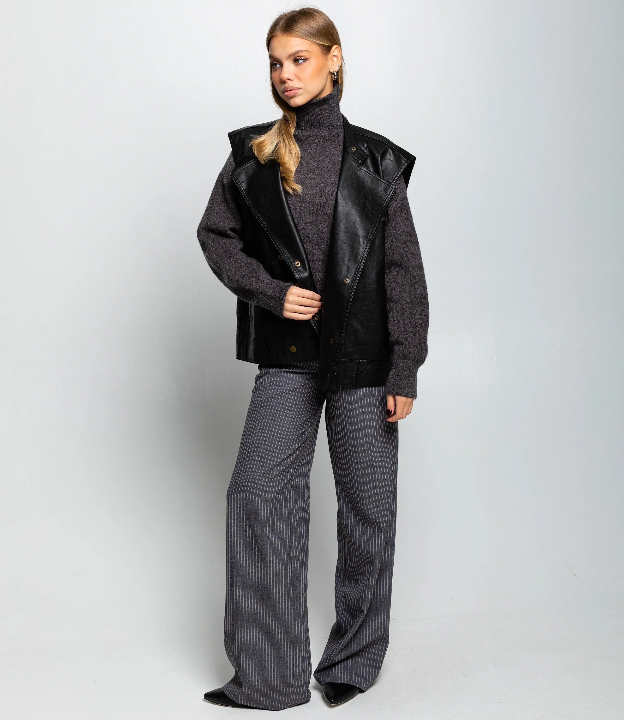 Жилет #КТ6366, чёрный - фото 4