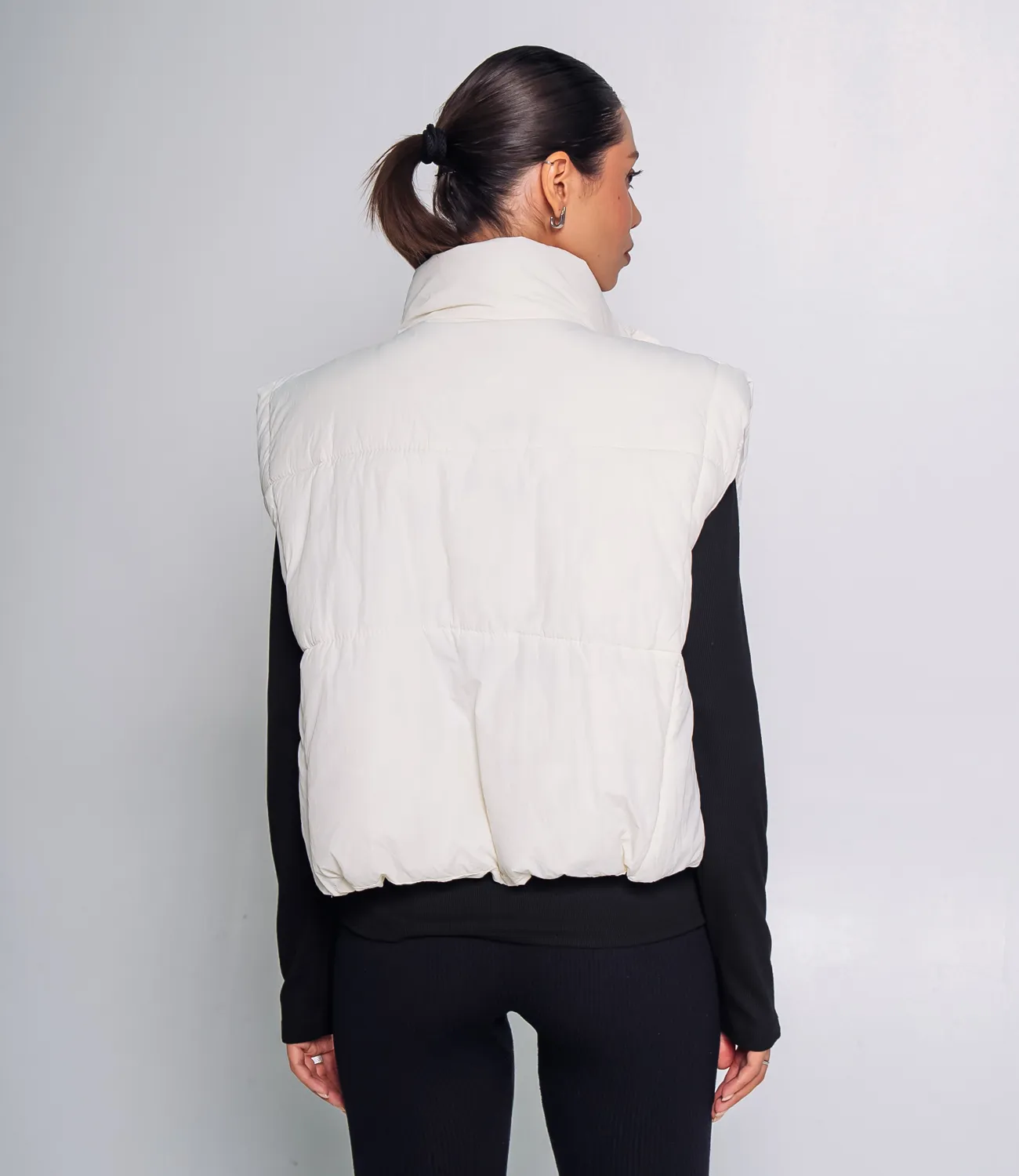 Жилет #КТ2323, молочный - фото 3