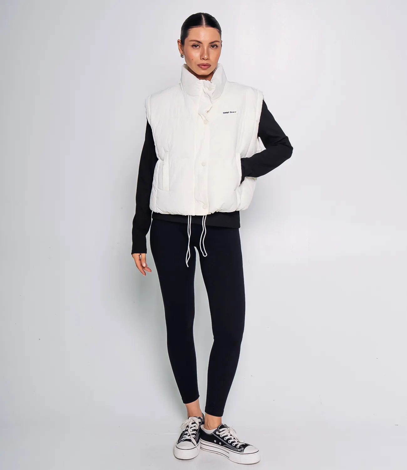 Жилет #КТ2323, молочный - фото 4