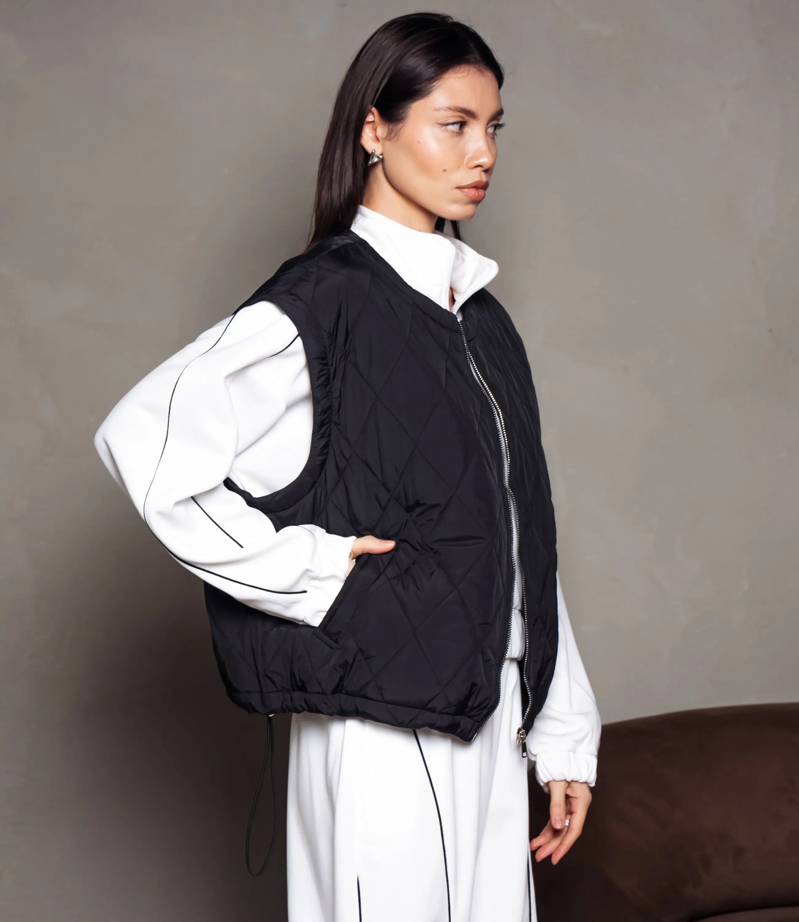 Жилет #КТ750, чёрный - фото 2