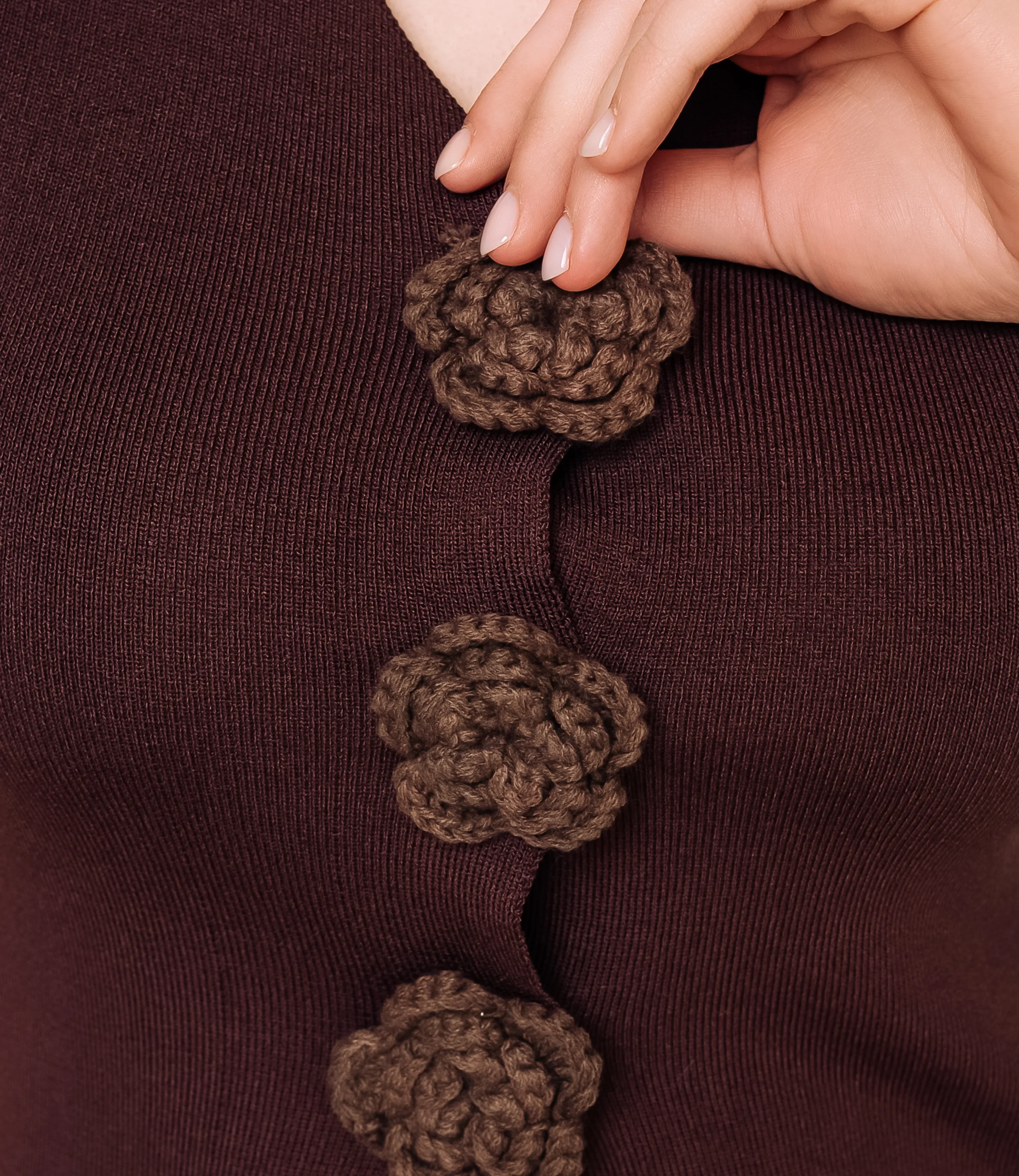 Жилет #КТ31030, шоколадный - фото 5