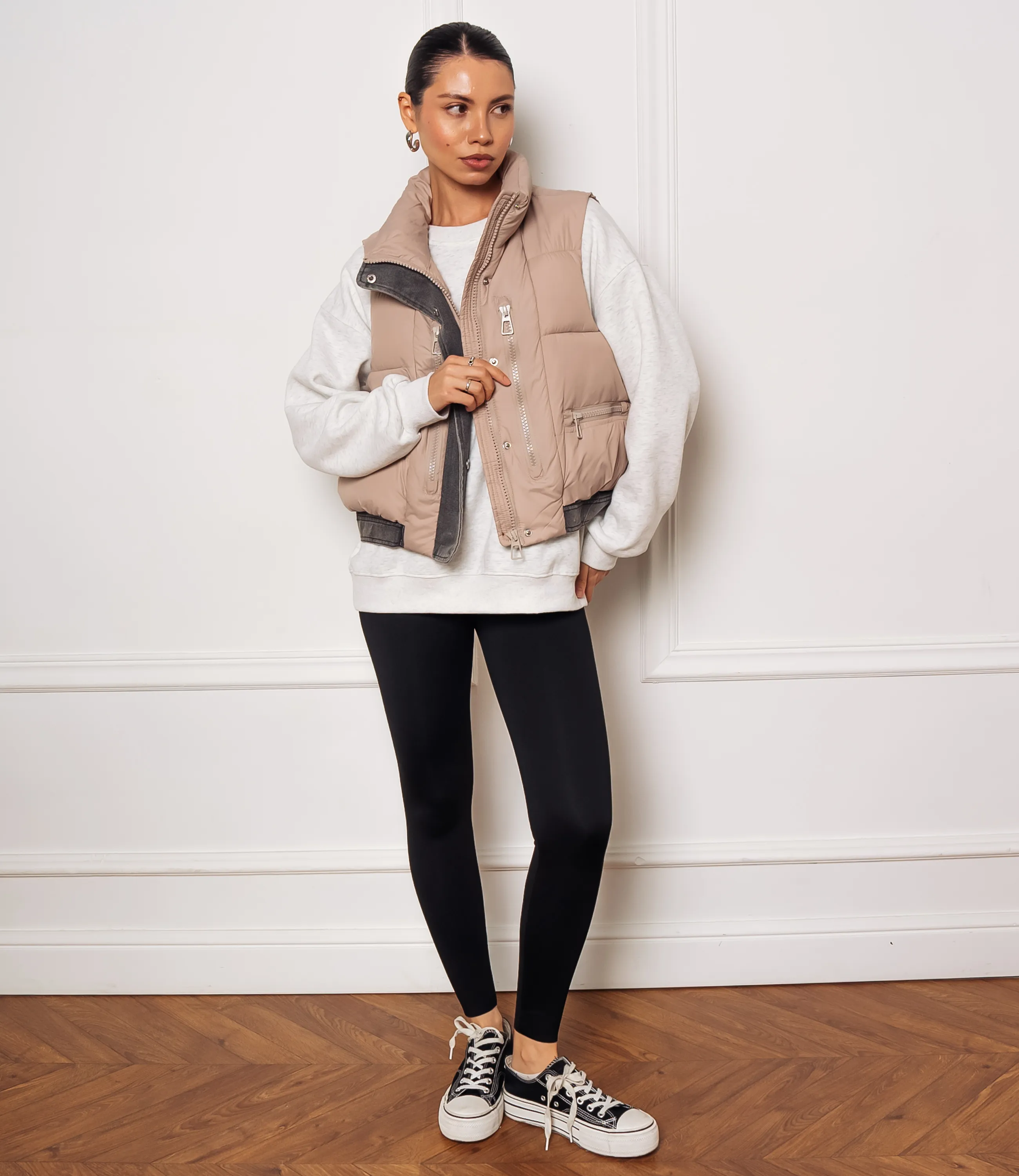 Жилет #КТ613 (2), бежевый - фото 4