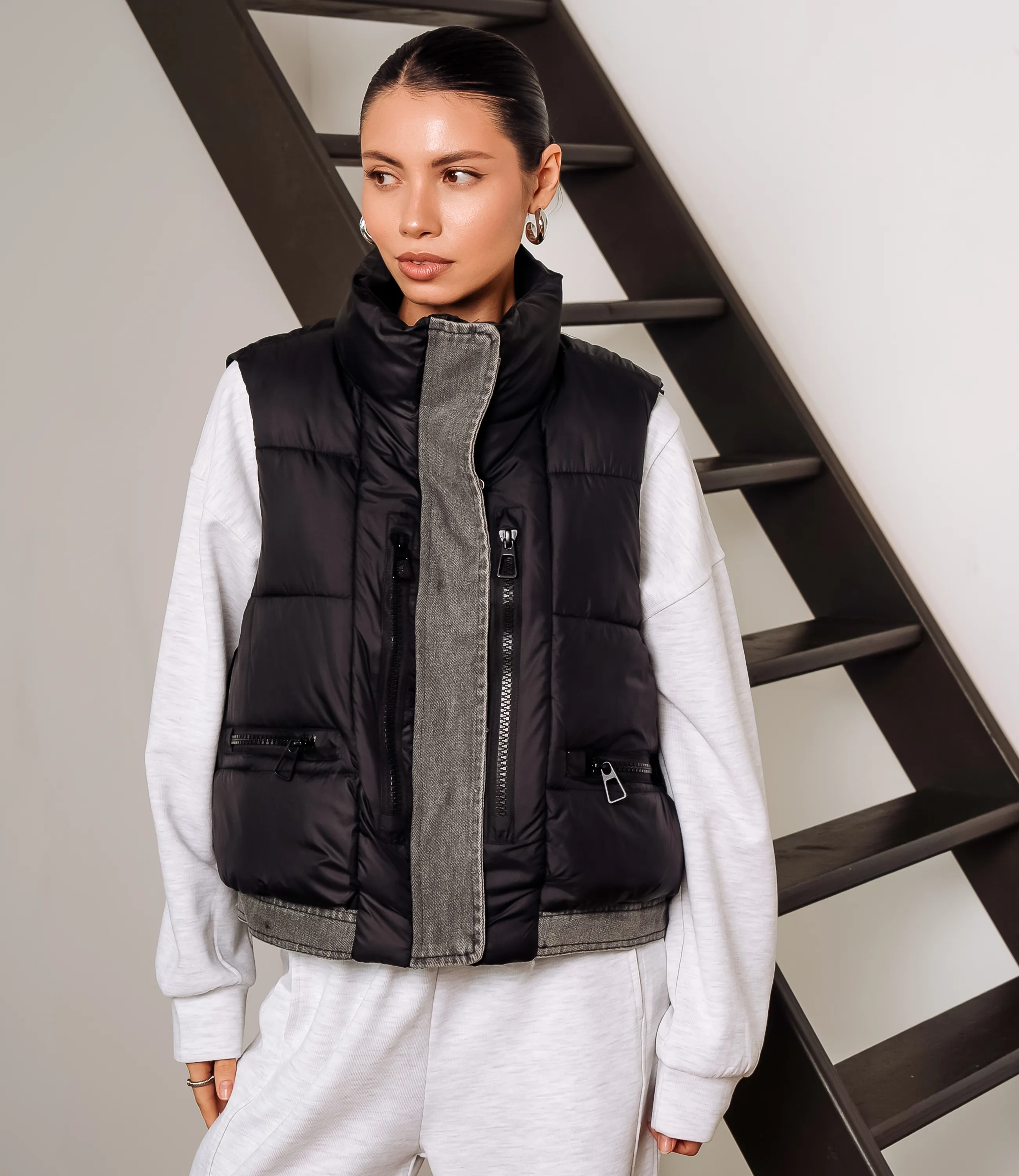 Жилет #КТ613 (2), чёрный - фото 1