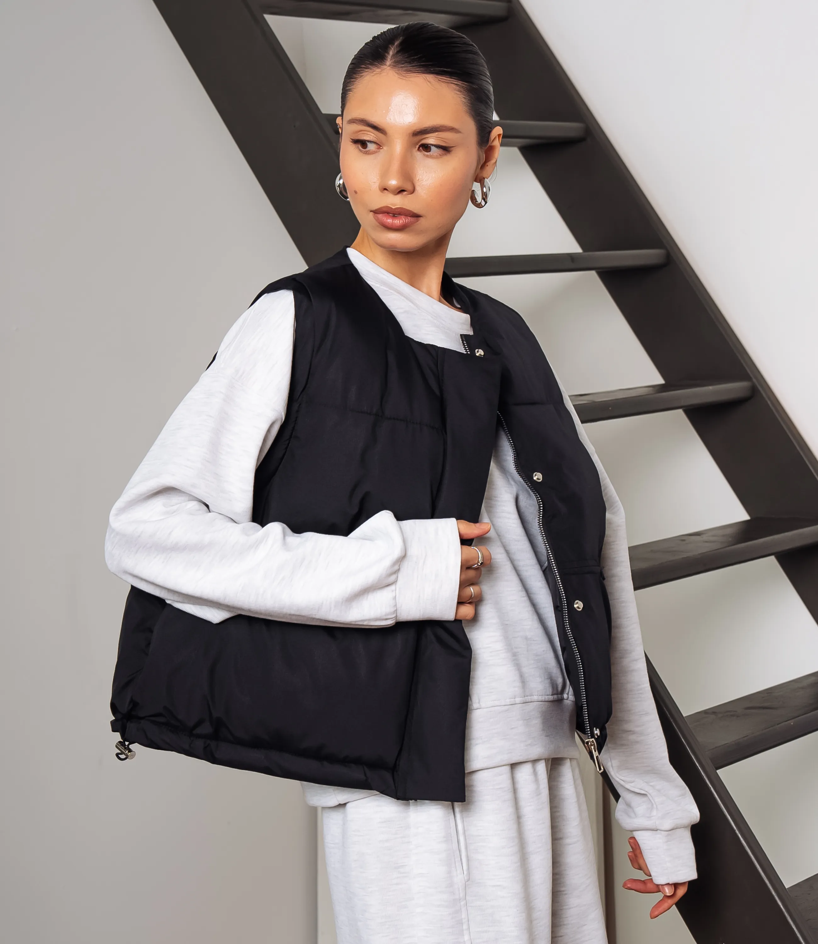 Жилет #КТ8813 (8), чёрный - фото 2