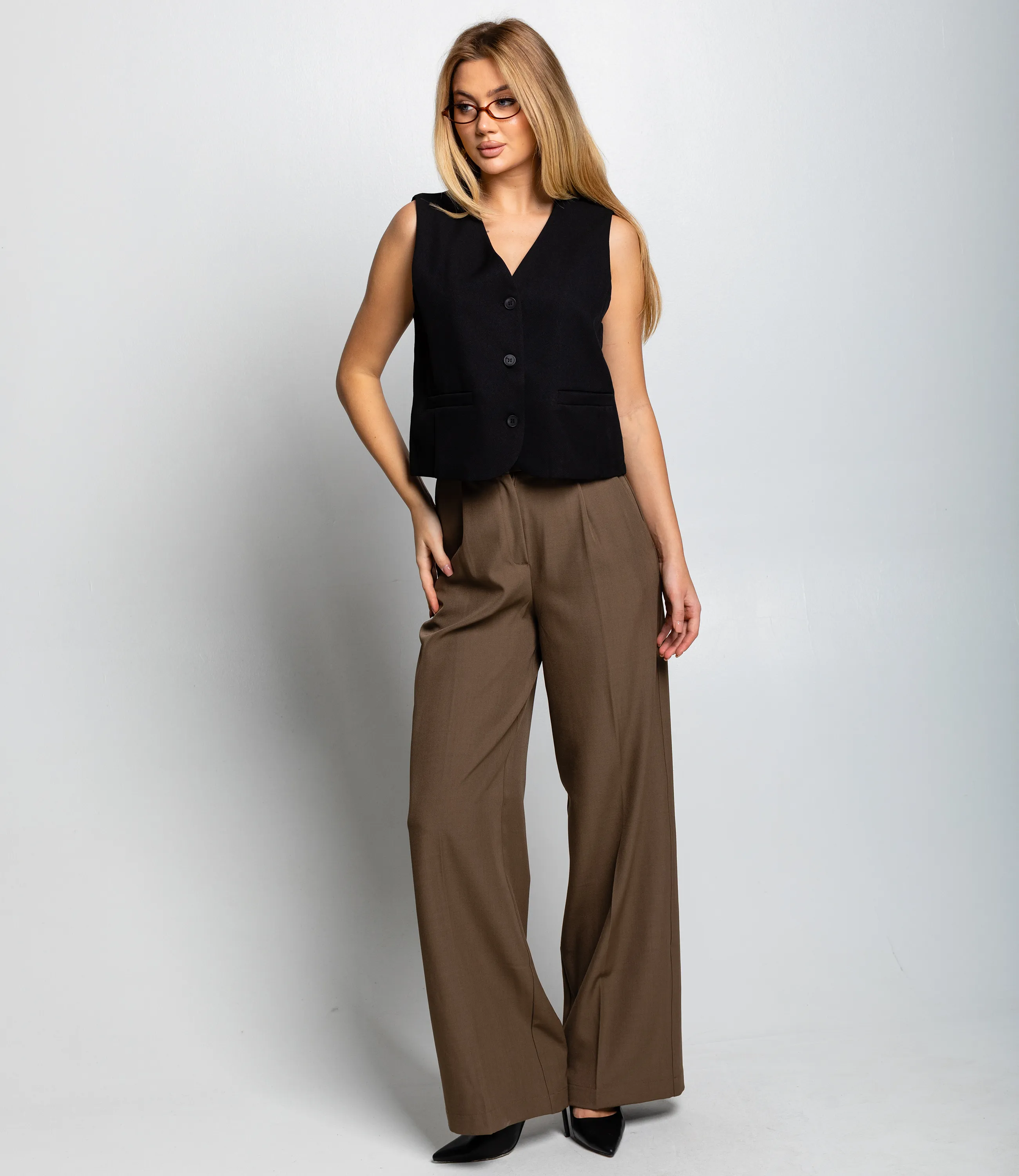 Жилет #КТ6001 (6), чёрный - фото 4