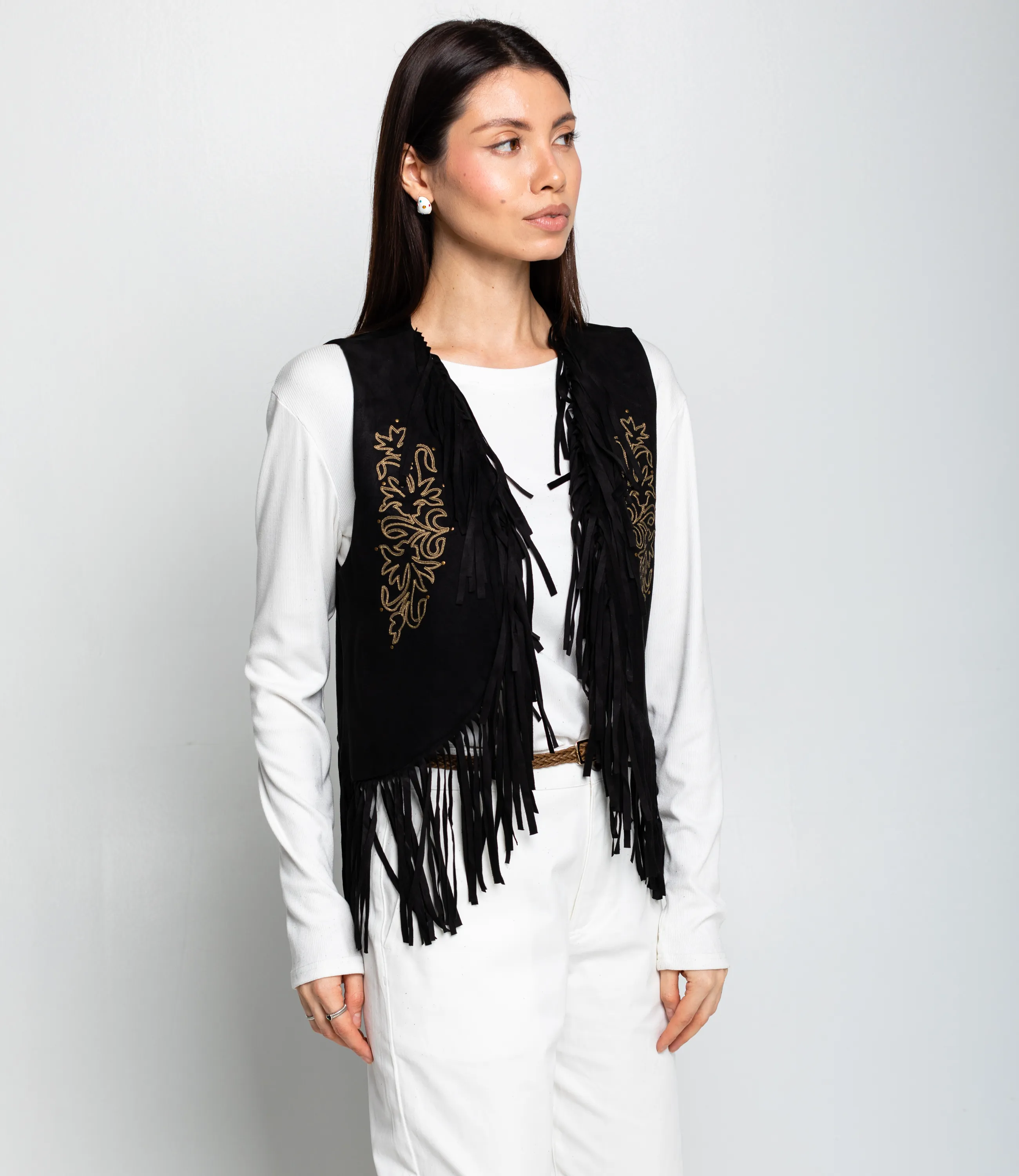 Жилет #КТ9833, чёрный - фото 2