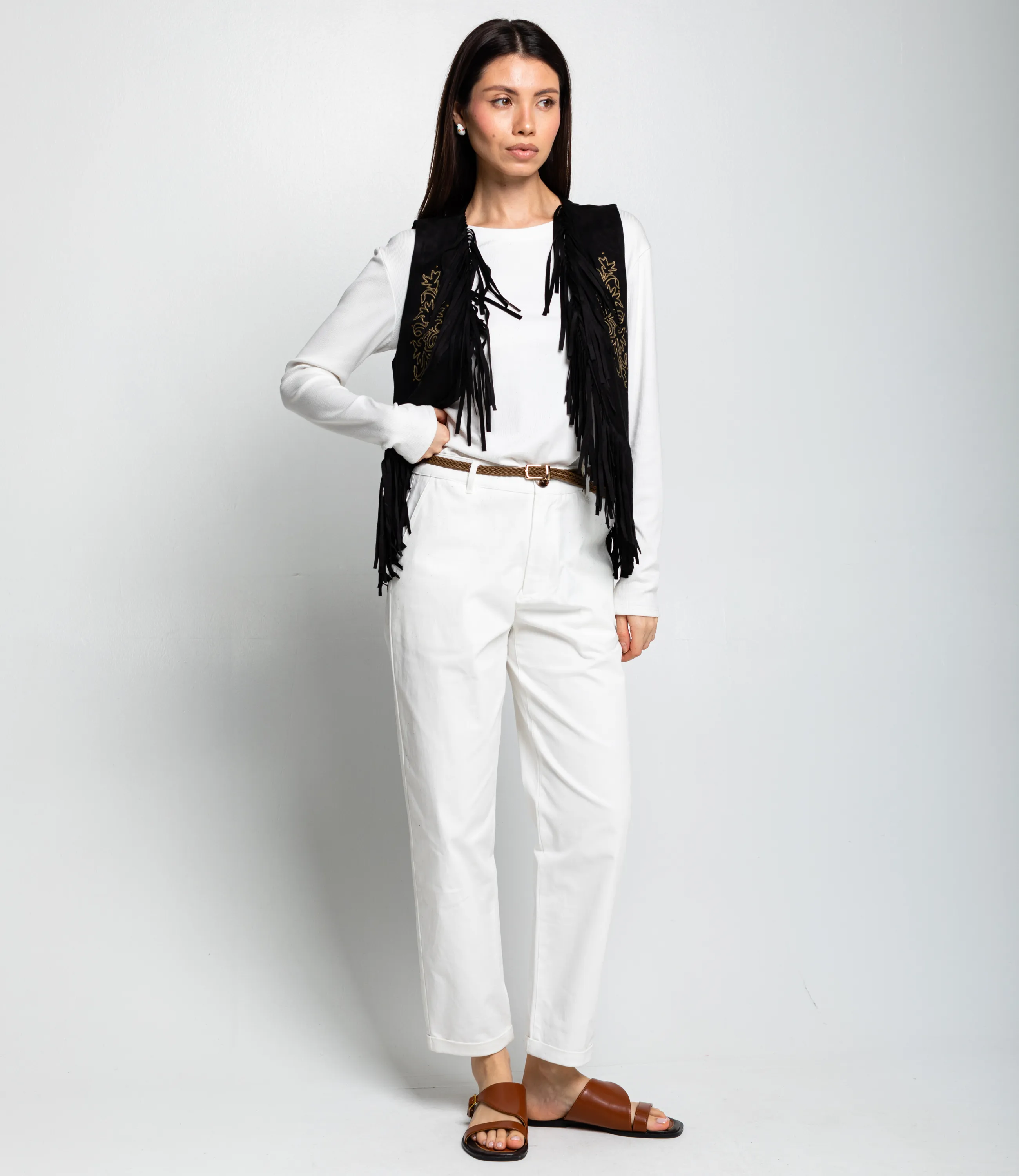 Жилет #КТ9833, чёрный - фото 4