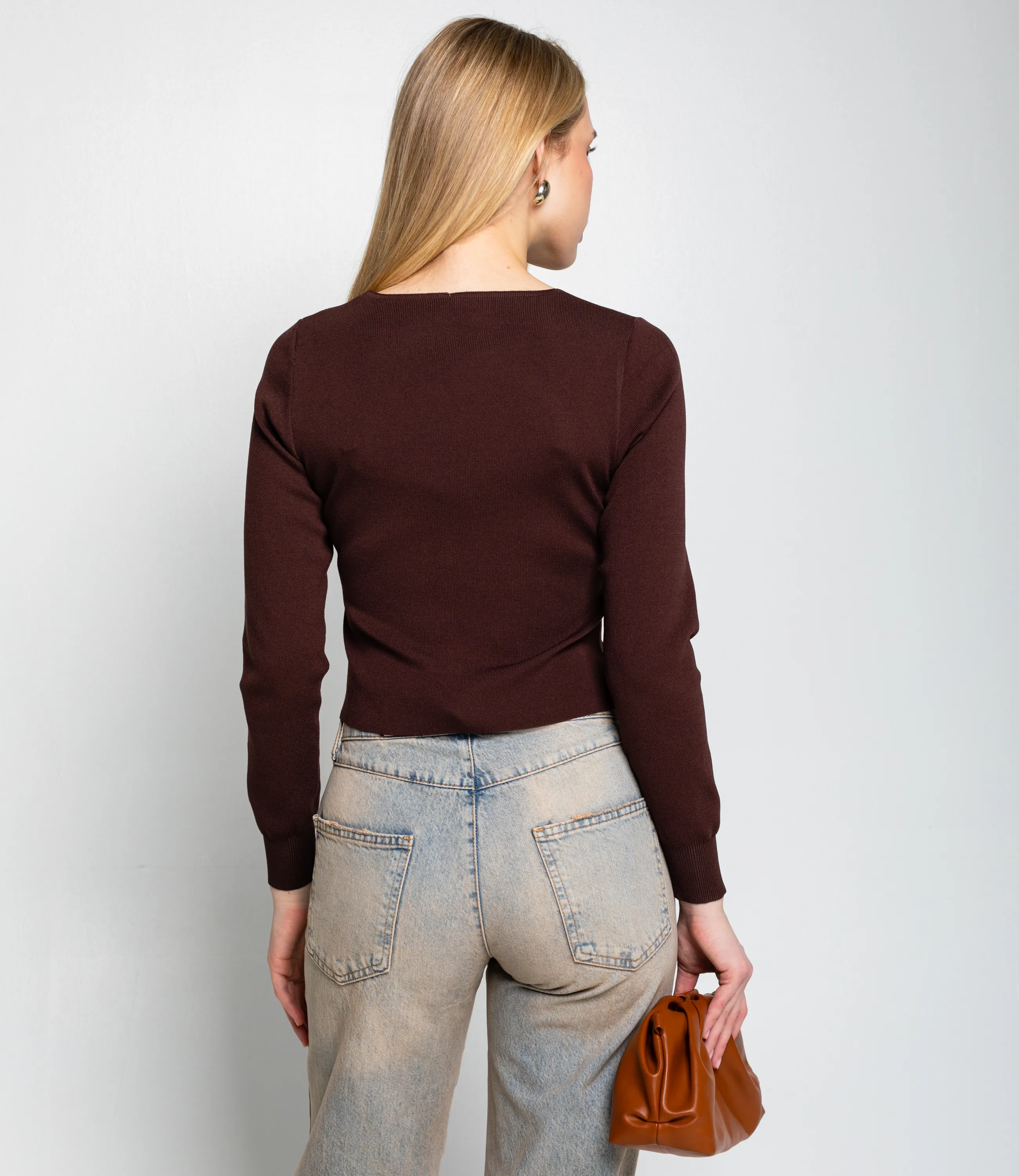 Кардиган #КТ308 (4), шоколадный - фото 3