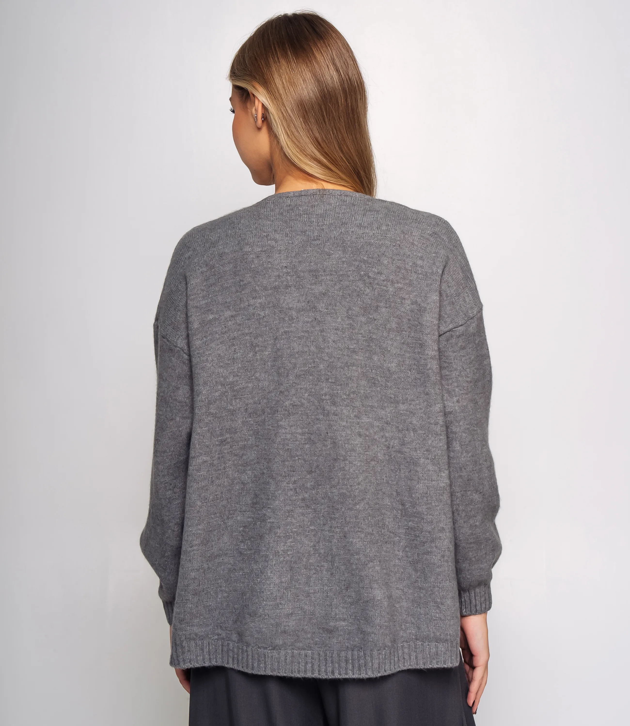 Кардиган+топ #КТ0725, серый - фото 3
