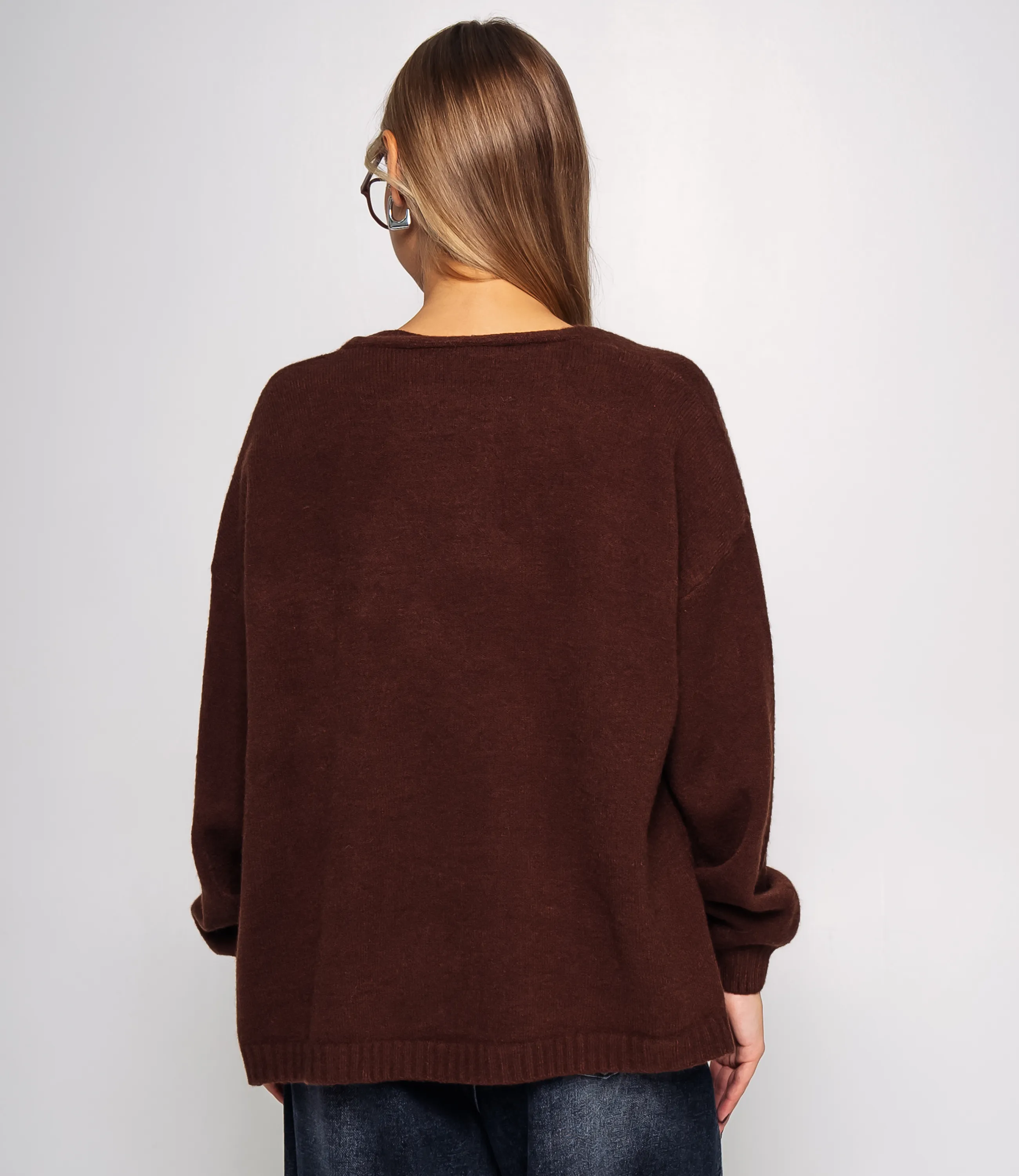 Кардиган+топ #КТ0725, шоколадный - фото 3