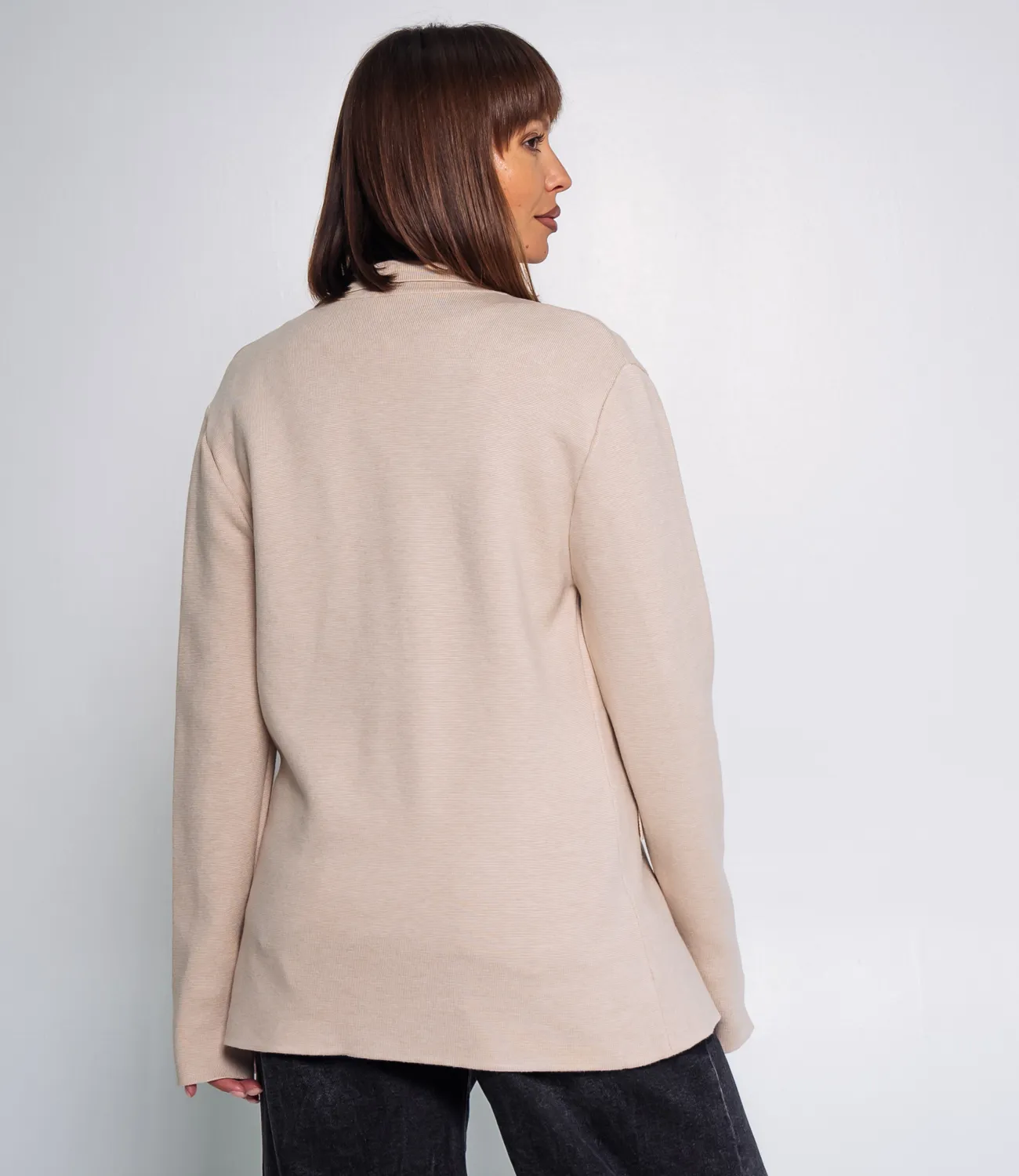 Кардиган #КТ075 (1), бежевый - фото 3