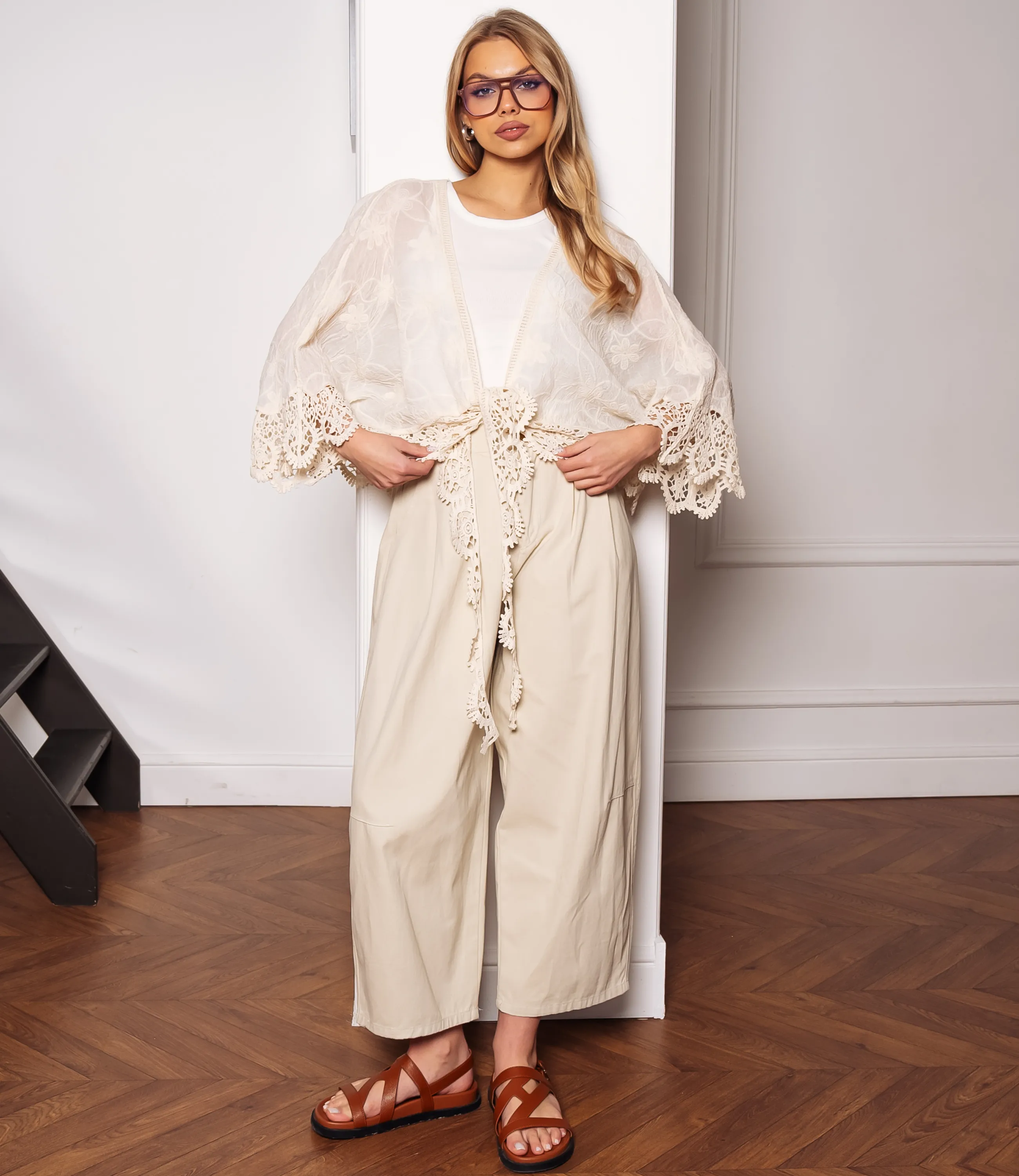 Кардиган #КТ38 (3), светло-бежевый - фото 4