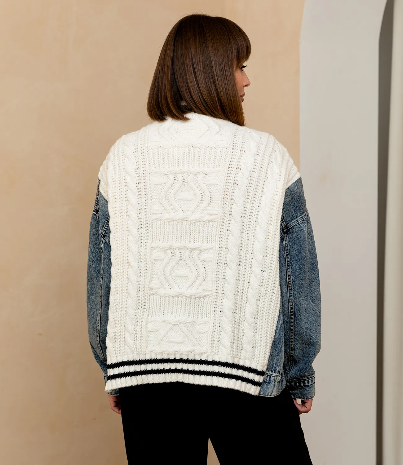 Кардиган #КТ8808 (4), молочный - фото 3