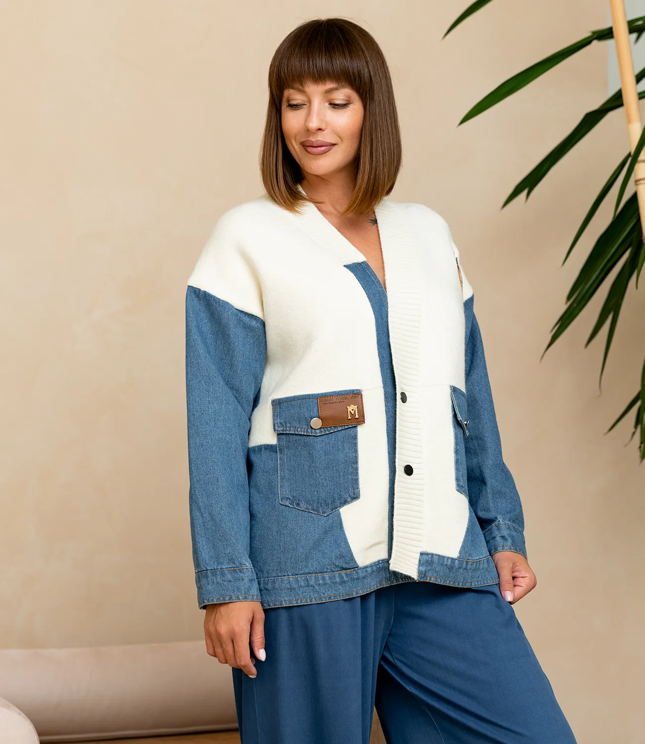 Кардиган #КТ8805 (7), молочный - фото 2