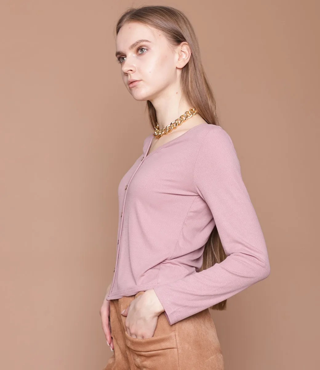 Кофта #913*, розовый - фото 3