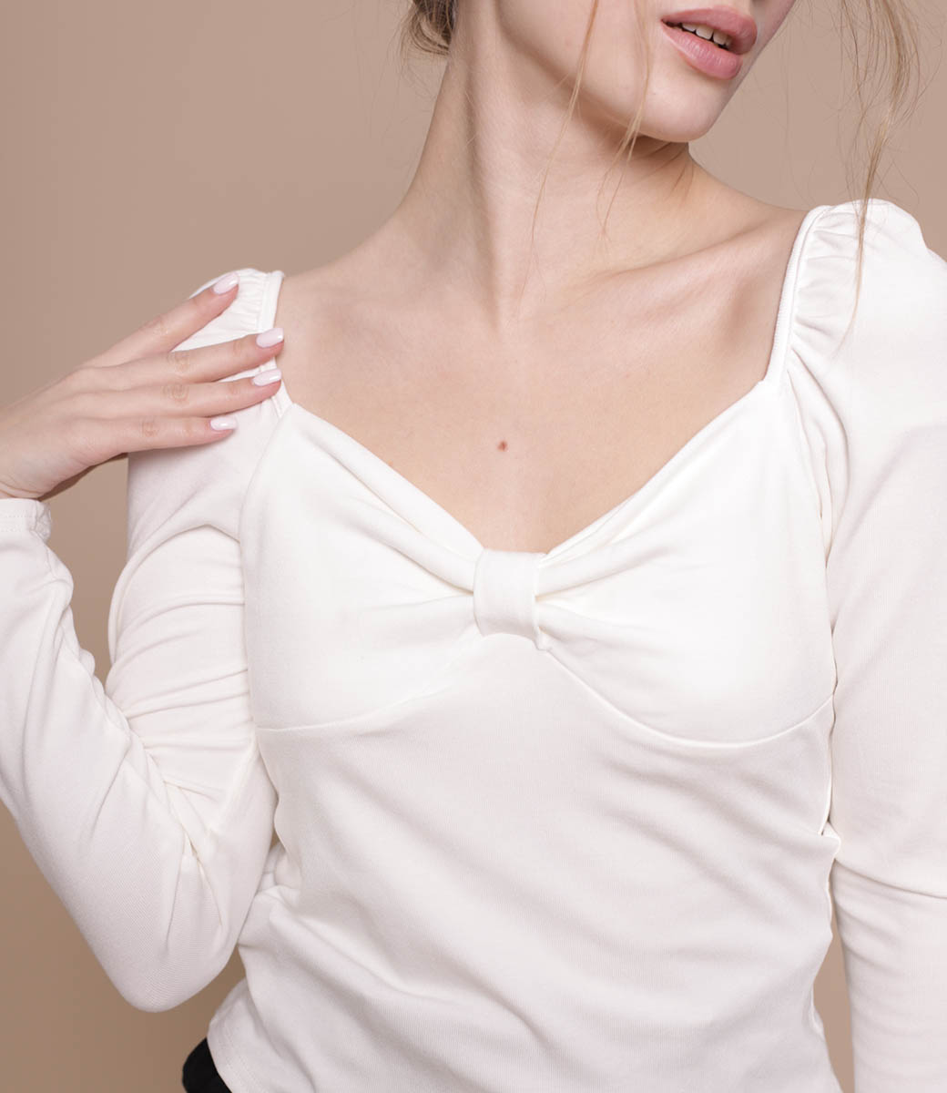 Блузка #887*, белый - фото 5