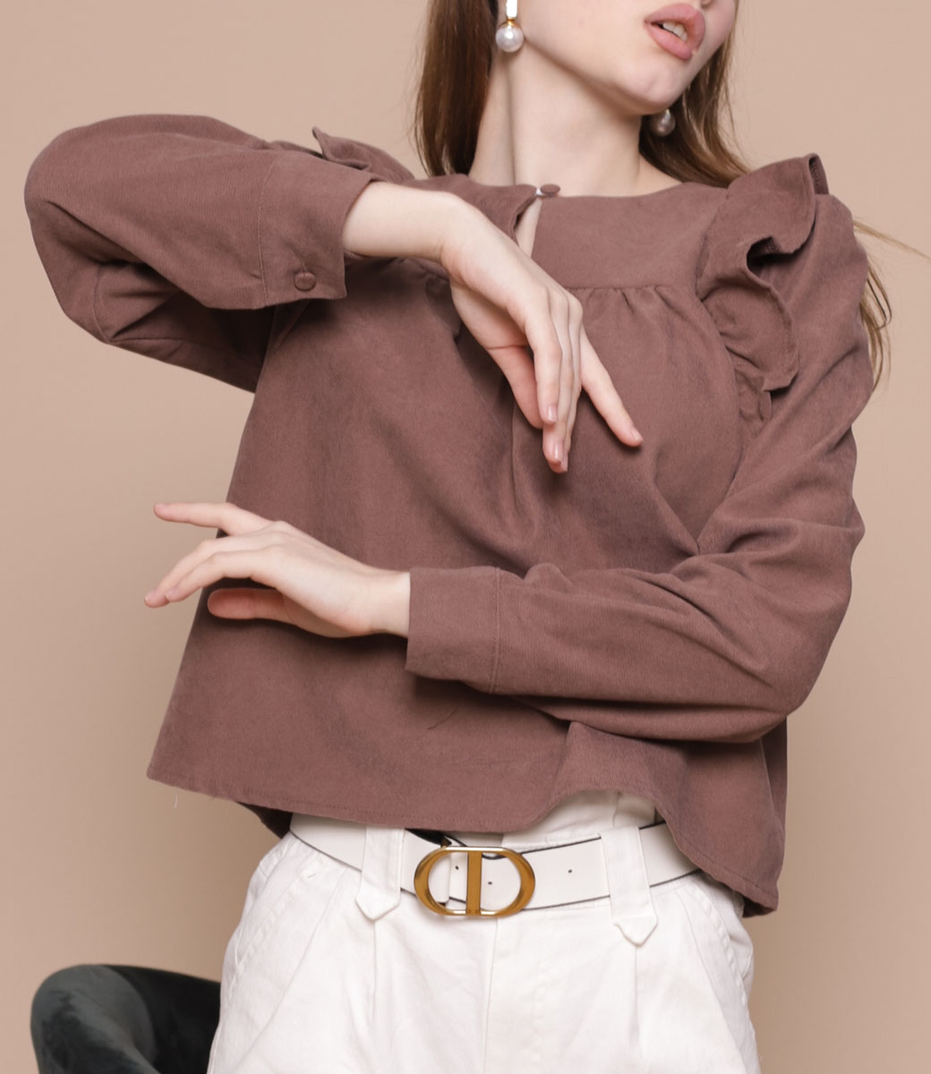 Блузка #901 (2), коричневый - фото 5