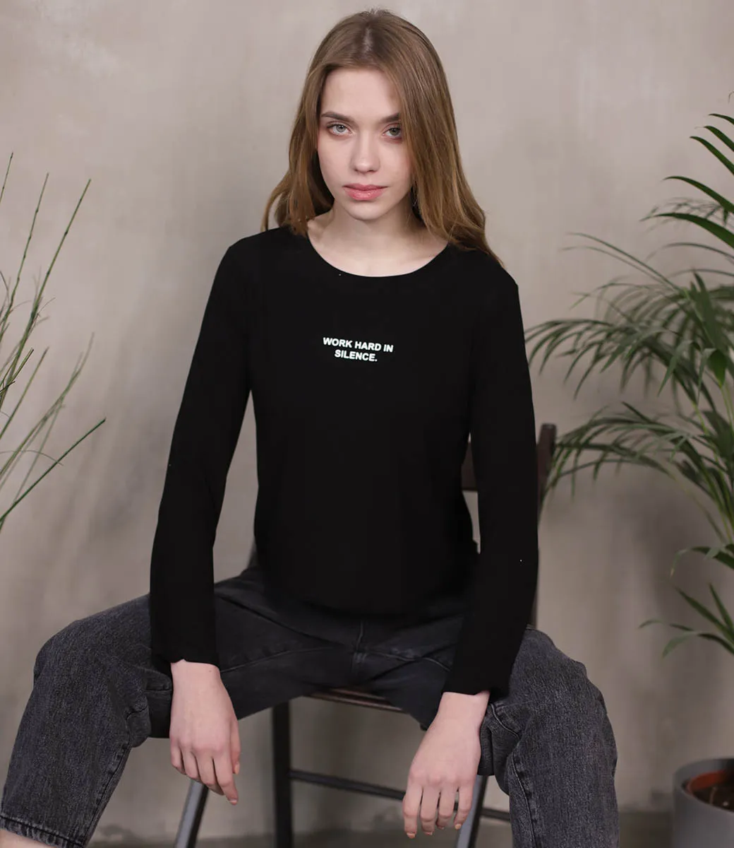 Кофта #Е033, чёрный - фото 1