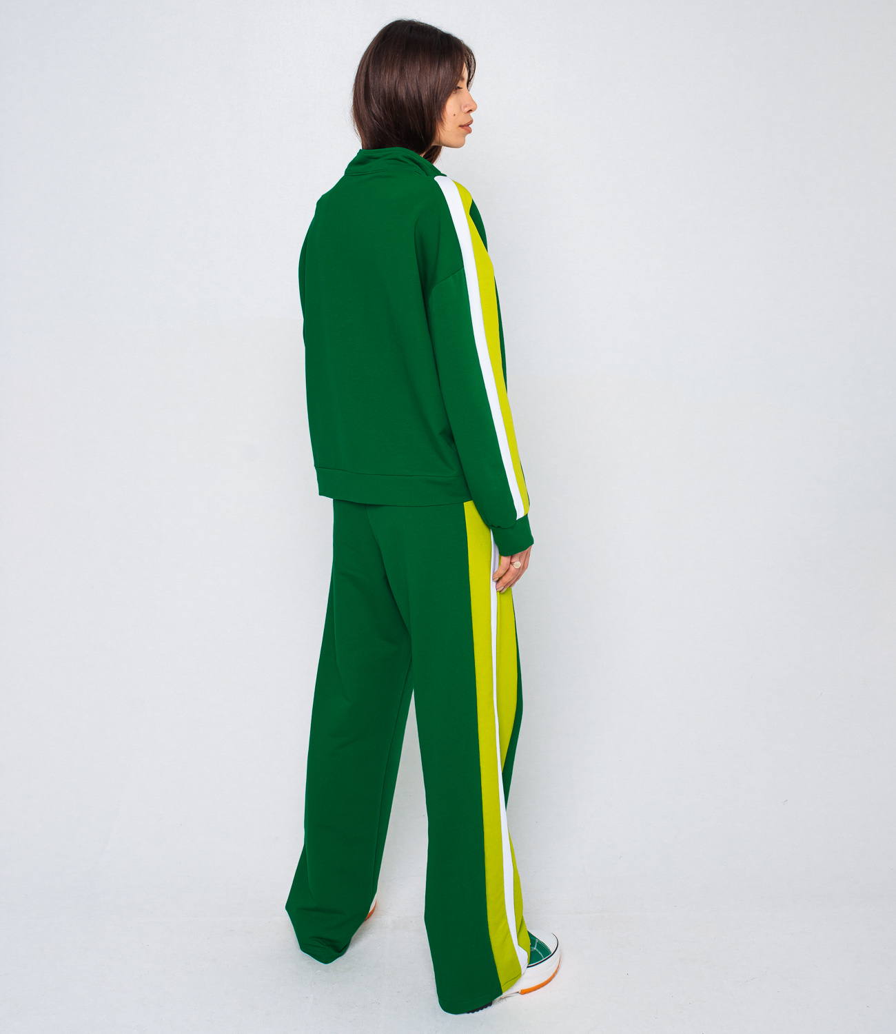 Спортивный костюм #БШ1674, зелёный - фото 3