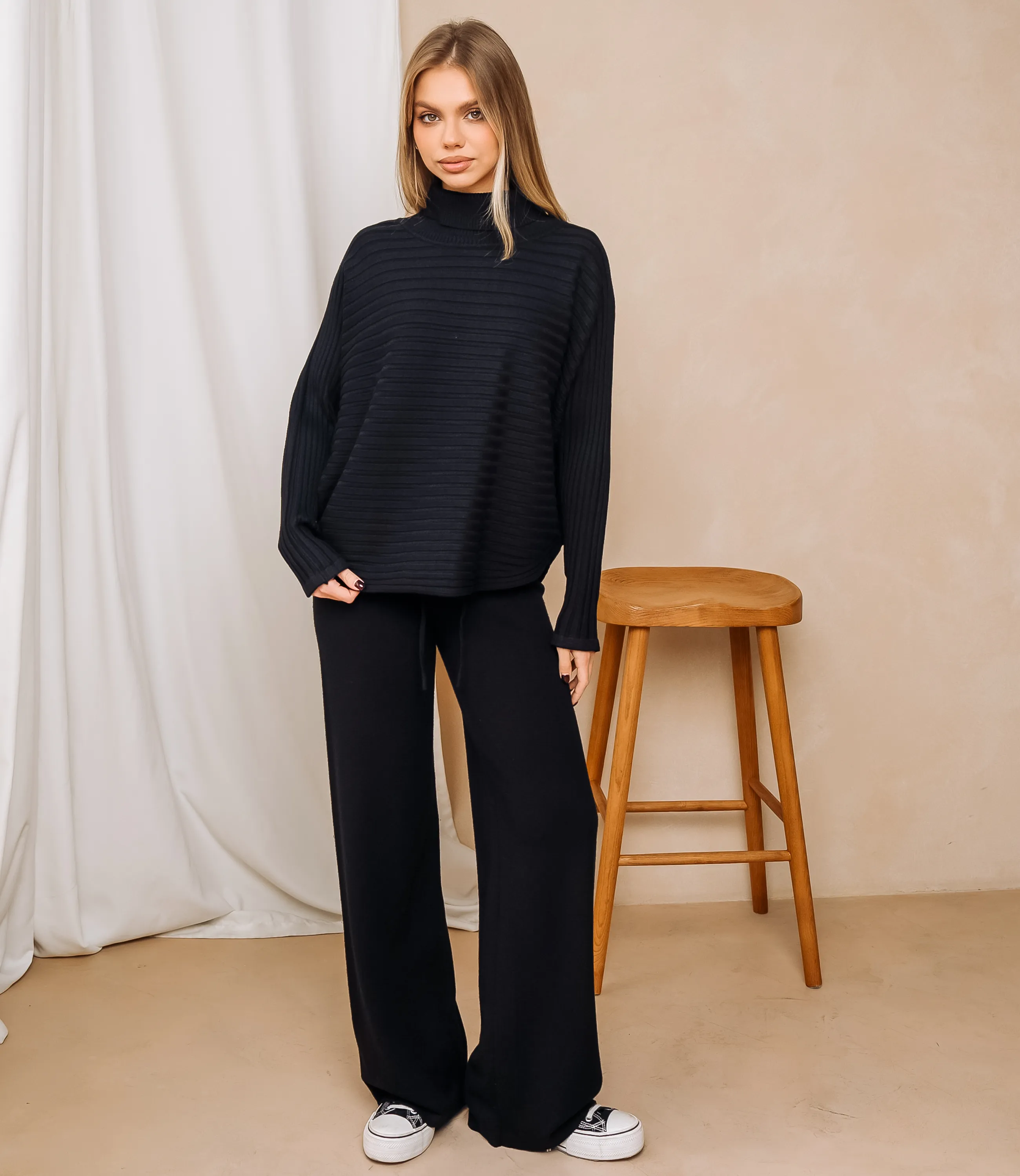 Костюм #КТ0089, чёрный - фото 1