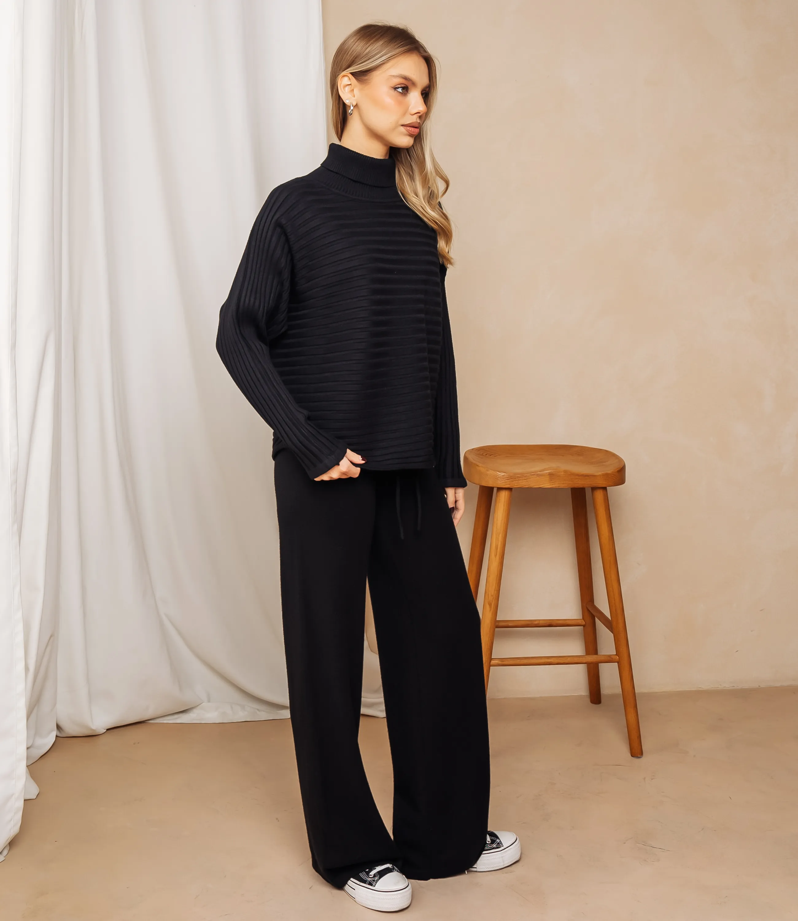 Костюм #КТ0089, чёрный - фото 2