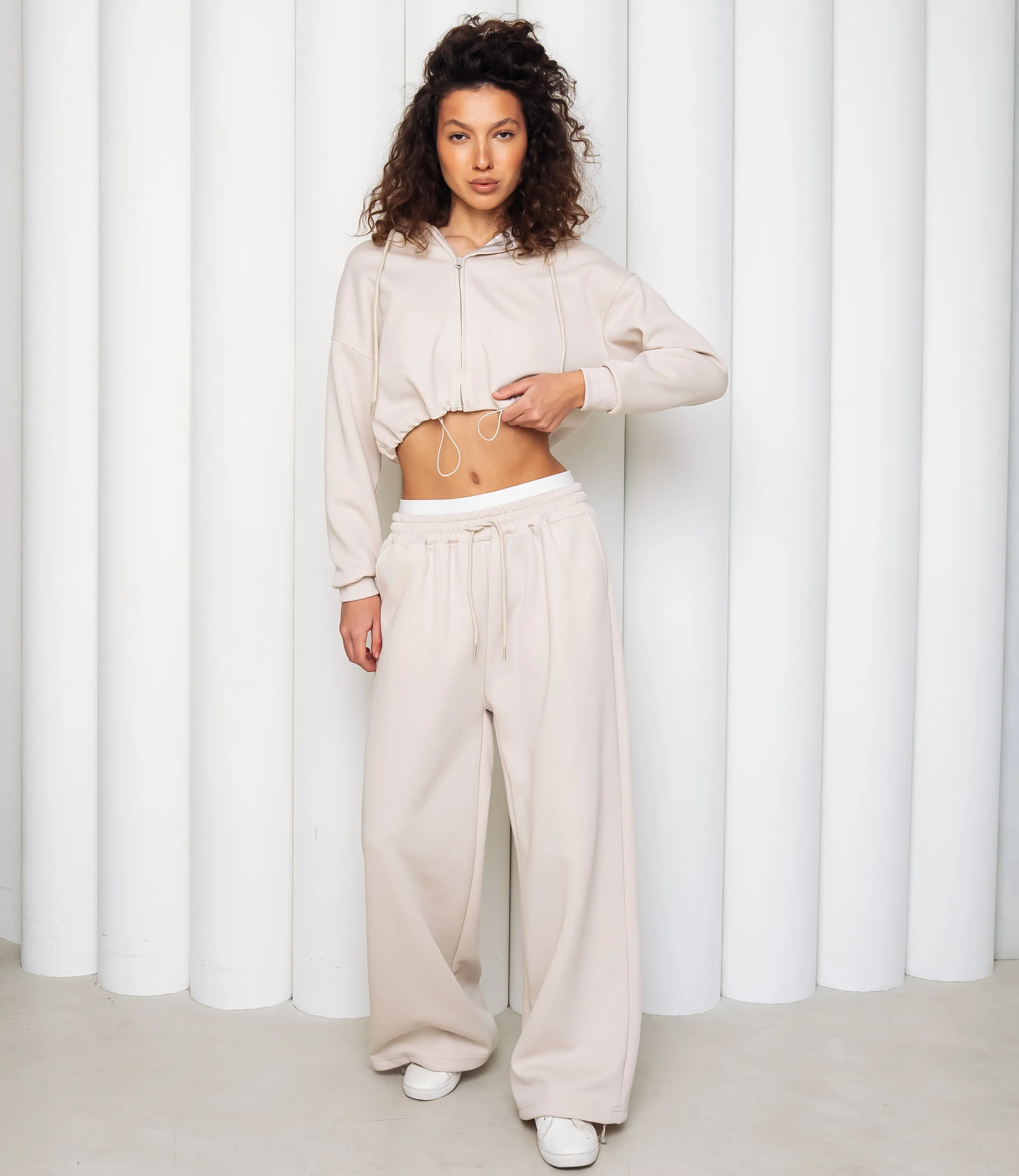 Спортивный костюм #КТ6001 (7), бежевый - фото 4