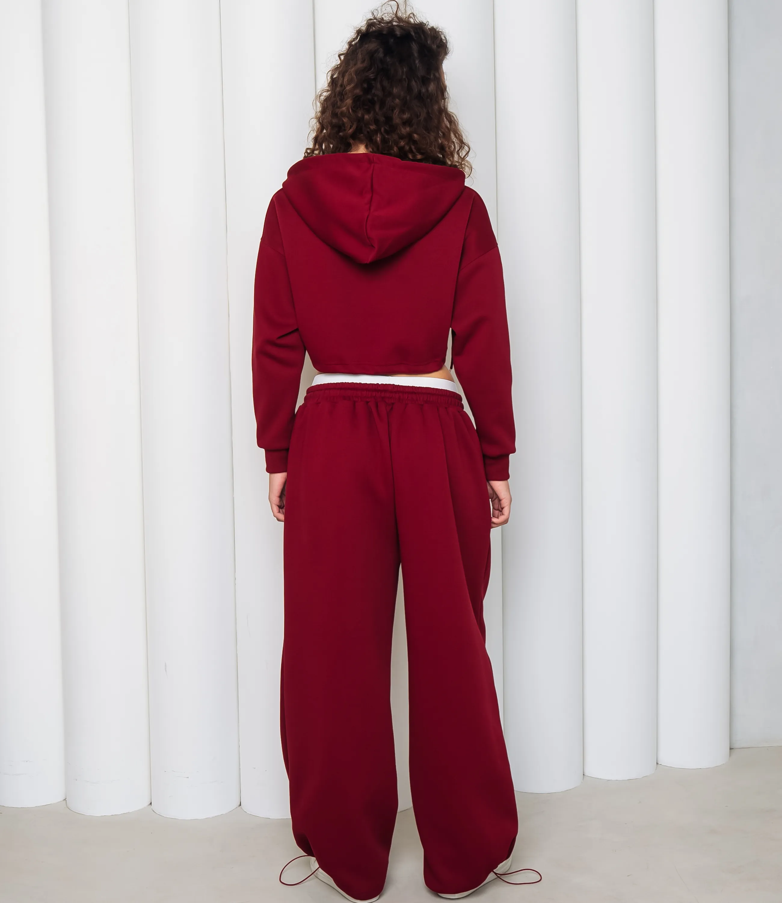 Спортивный костюм #КТ6001 (7), бордовый - фото 3