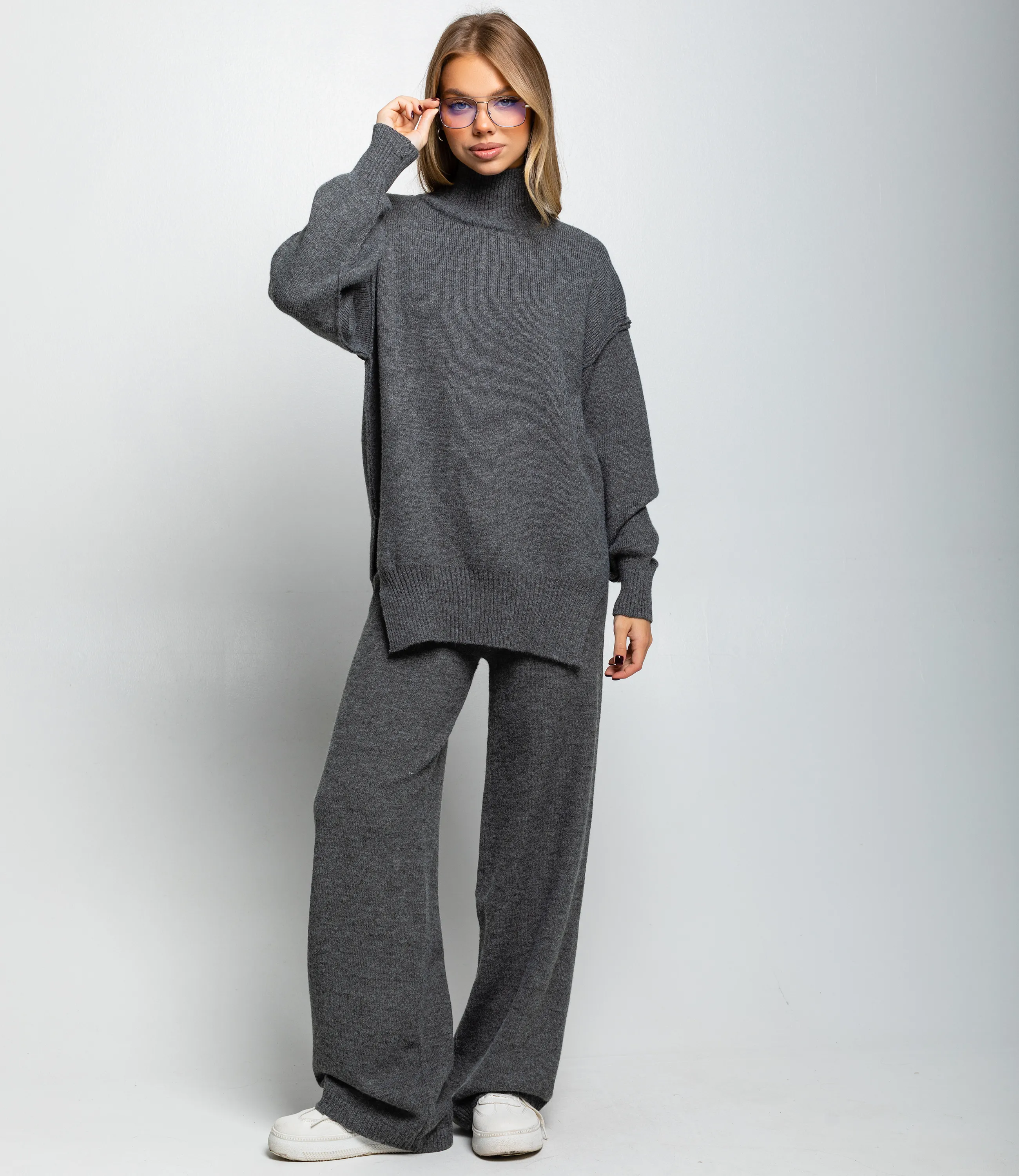 Костюм #КТ828 (6), серый - фото 1