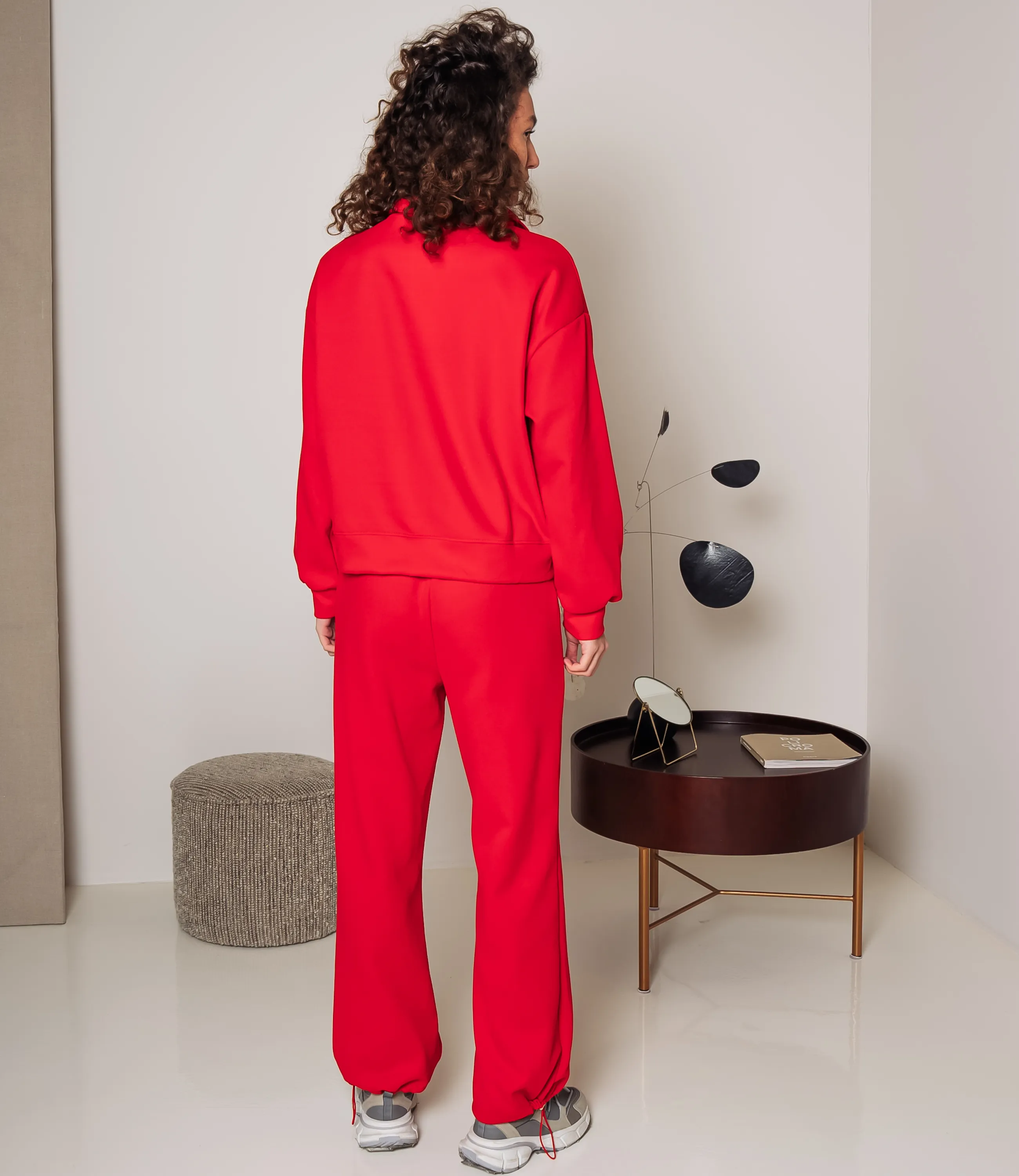Спортивный костюм #КТ8778, красный - фото 3
