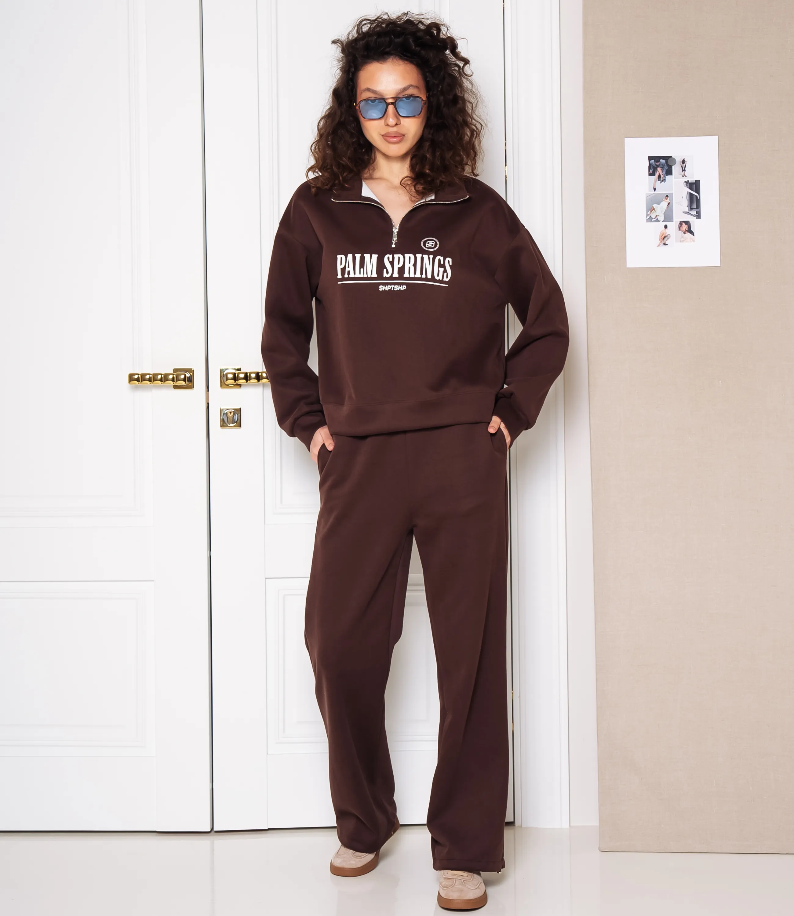 Спортивный костюм #КТ8778, шоколадный - фото 4