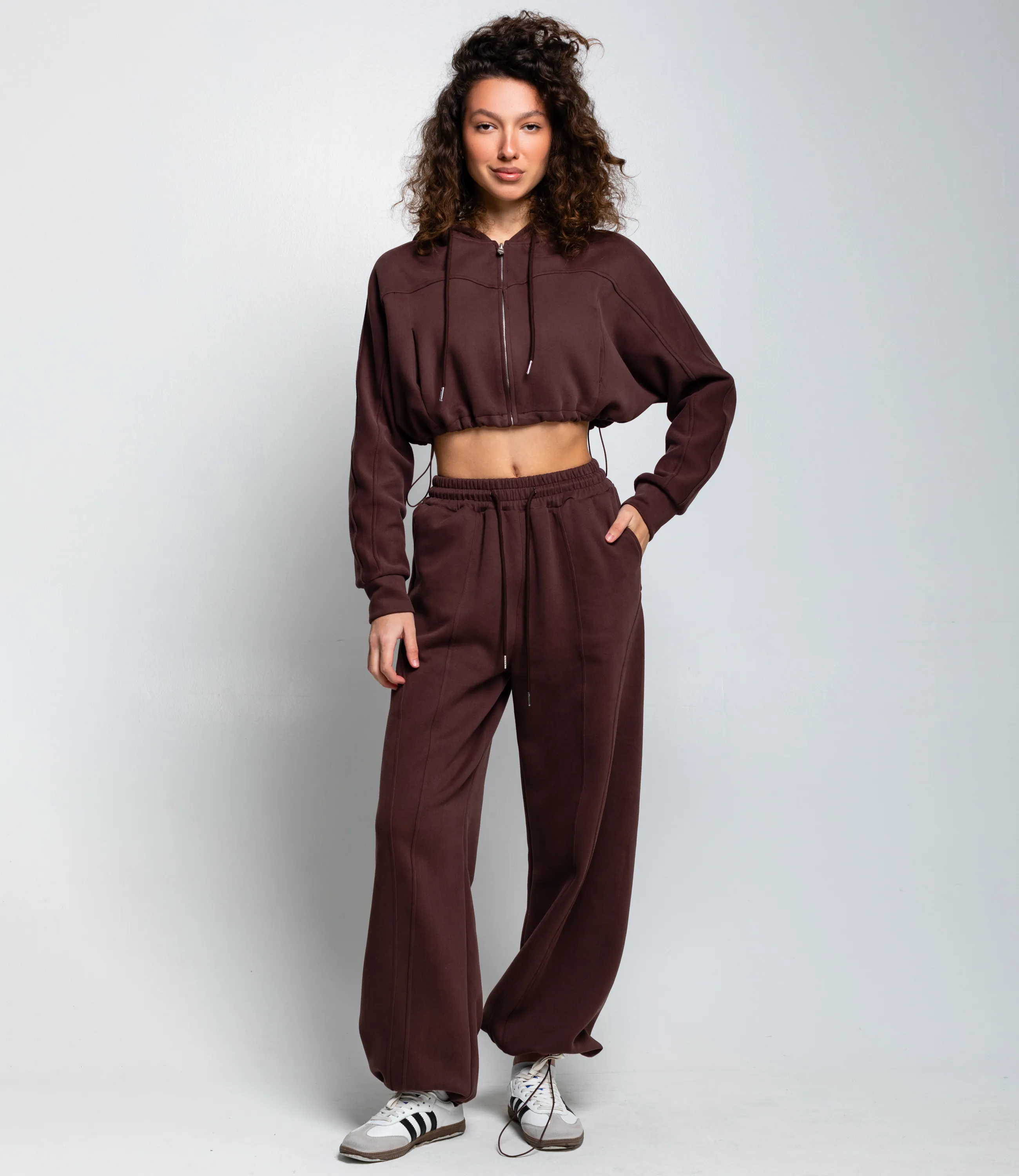 Спортивный костюм #КТ5848, шоколадный - фото 1