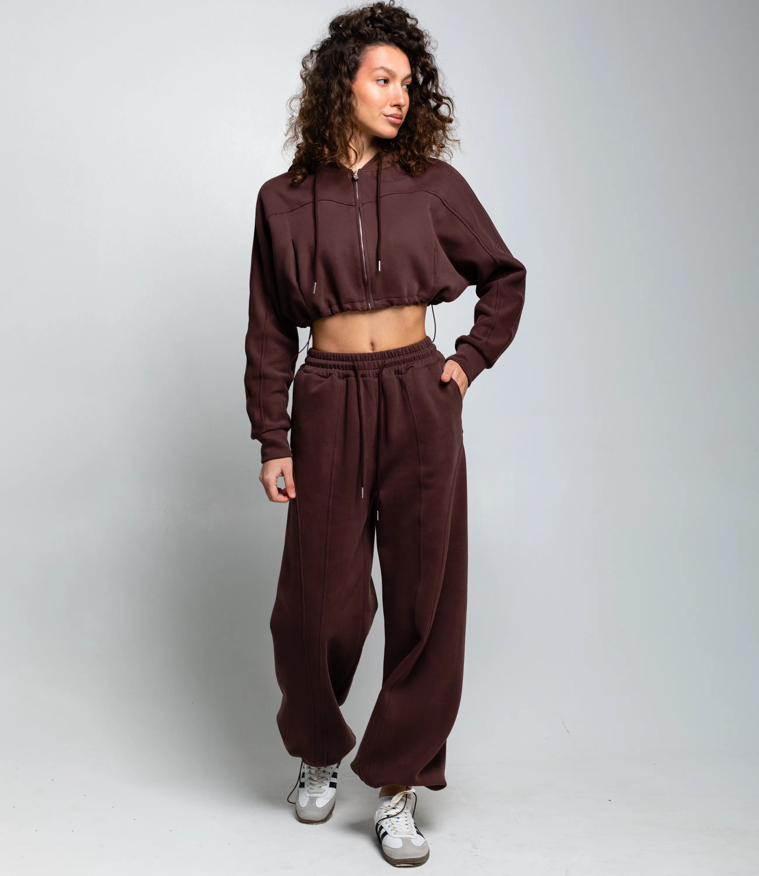 Спортивный костюм #КТ5848, шоколадный - фото 2