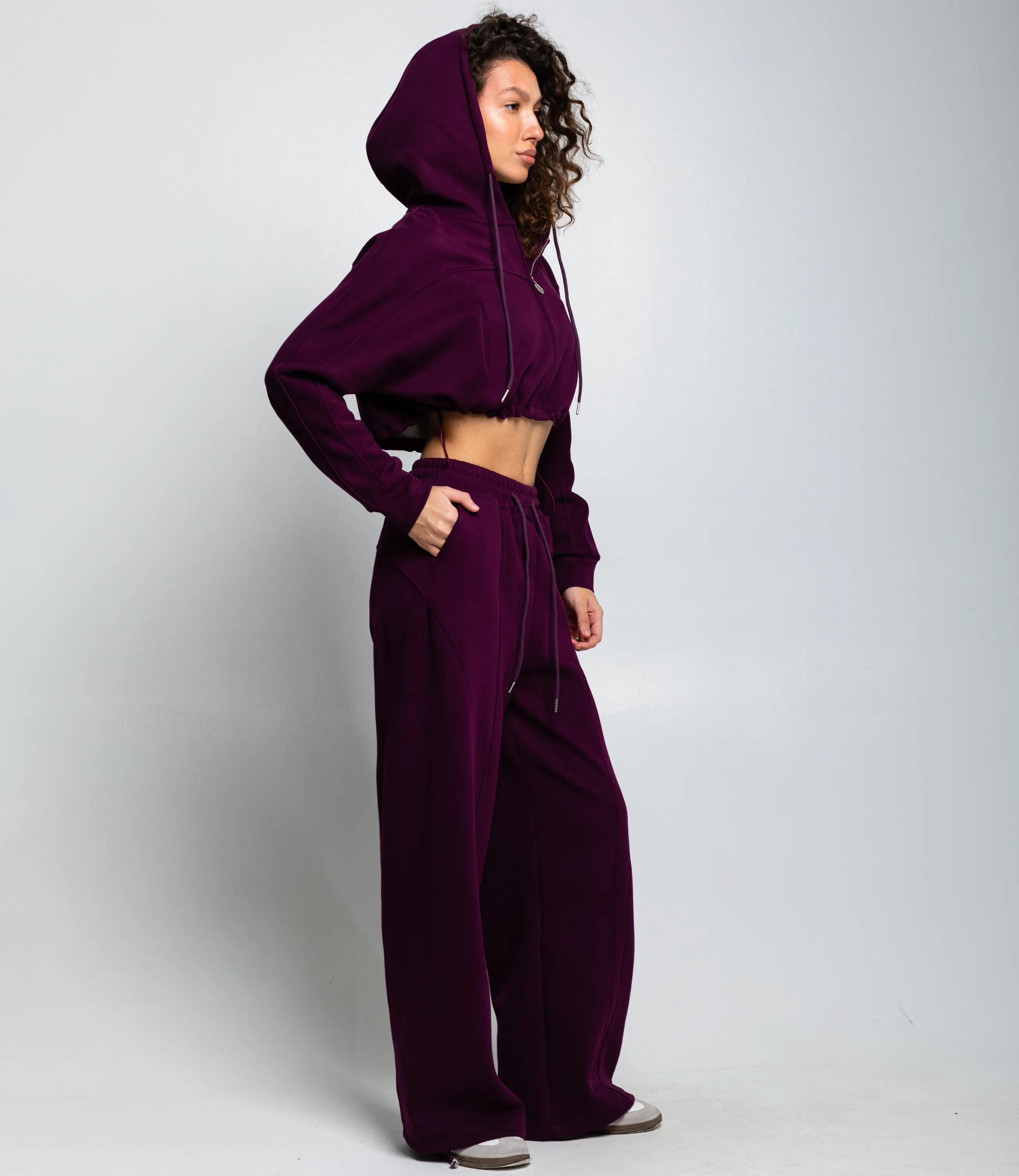 Спортивный костюм #КТ5848, фиолетовый - фото 3